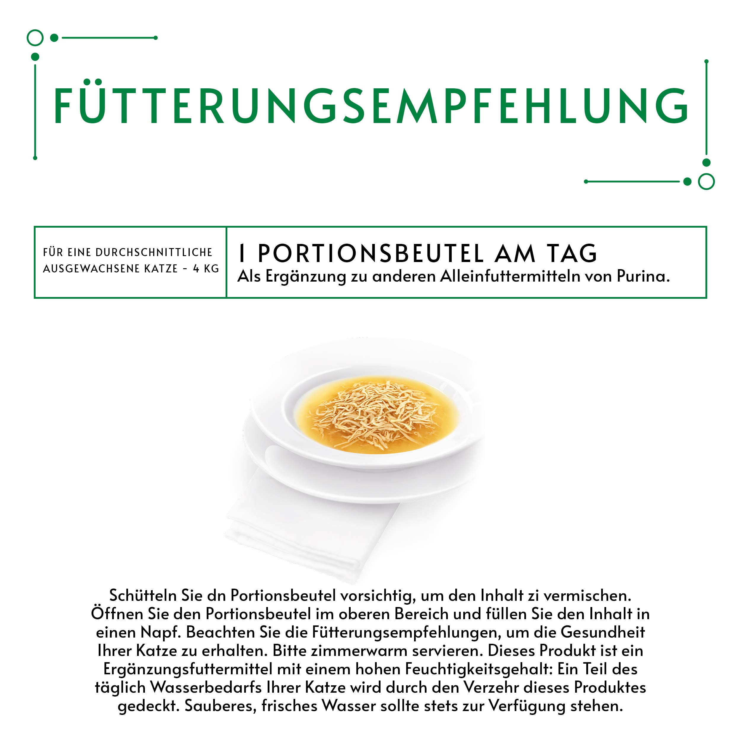 Gourmet Crystal Soup Huhn Katzensuppe 32x40g natürlich