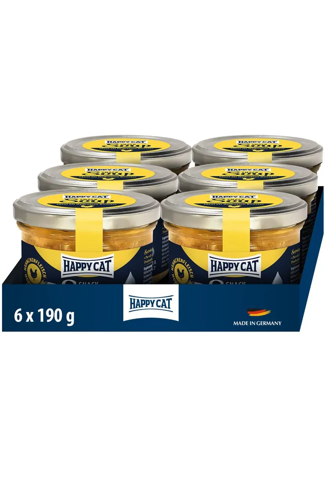 Happy Cat Culinary Katzensuppe Huhn 6x190 ml getreidefrei