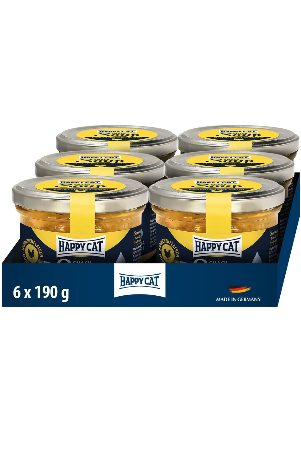 Happy Cat Culinary Katzensuppe Huhn 6x190 ml getreidefrei