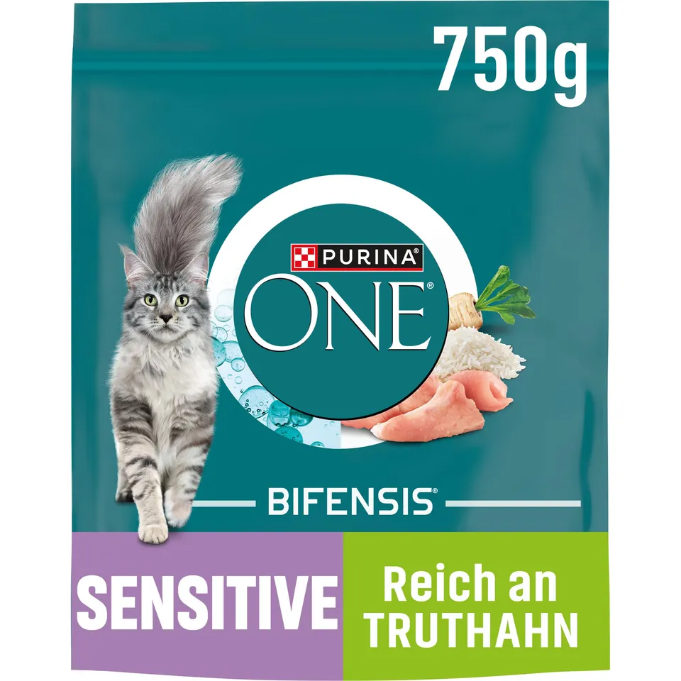 Purina One Bifensis Sensitive Trockenfutter Truthahn 6x750g