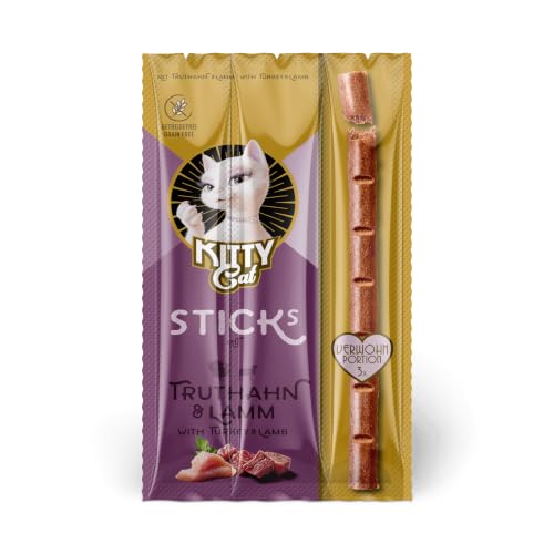 KITTY Cat Snacks Sticks Truthahn Lamm 15g getreidefrei