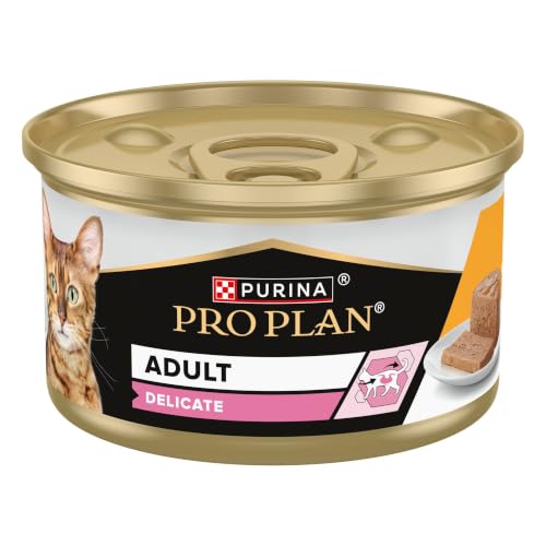 Purina Pro Plan Delicate Nassfutter Mousse Huhn 24x85 g