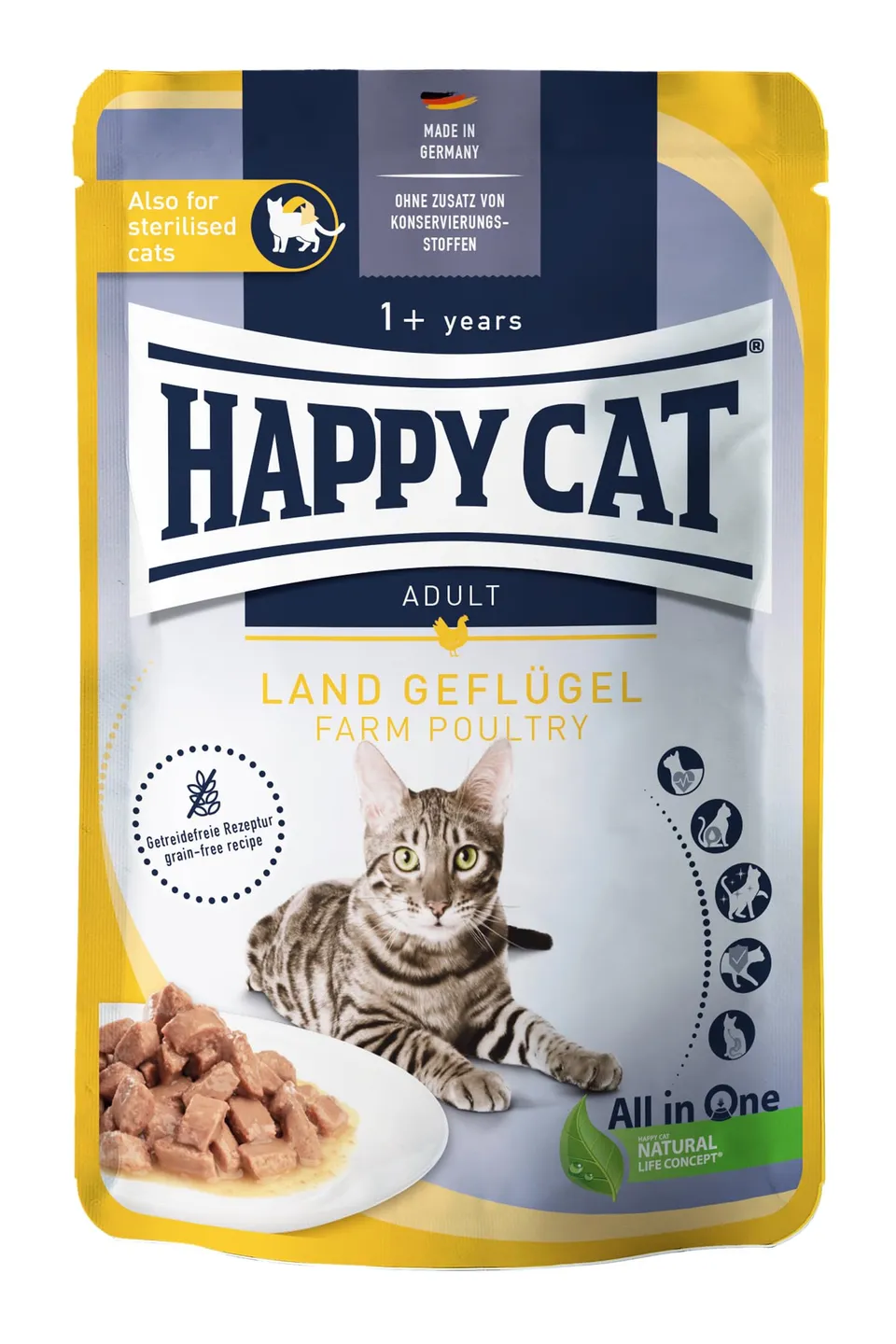 Happy Cat Culinary Meat Sauce Nassfutter Geflügel 85g