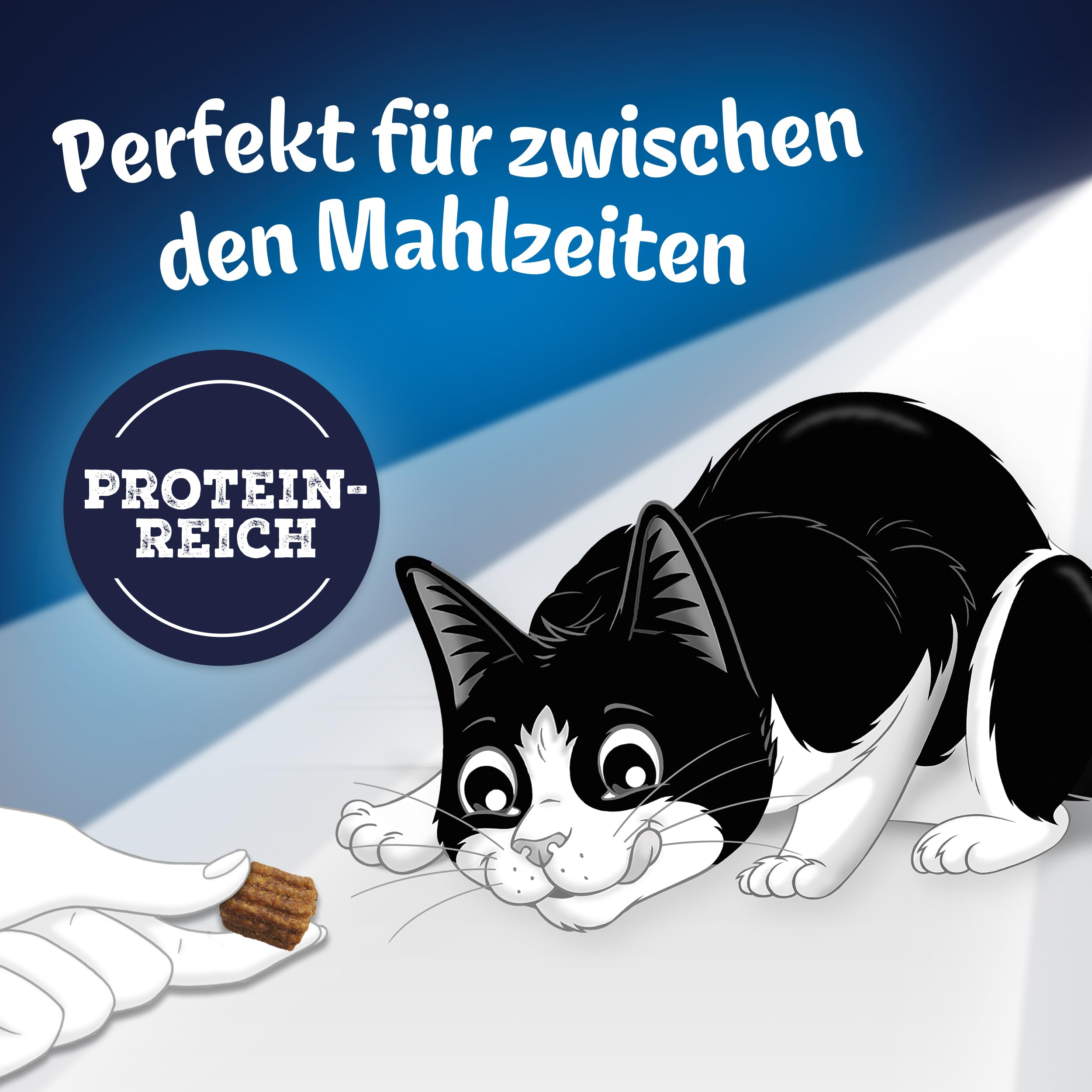 FELIX Tasty Nuggets Katzensnack Huhn & Ente 6 x 180 g proteinreich