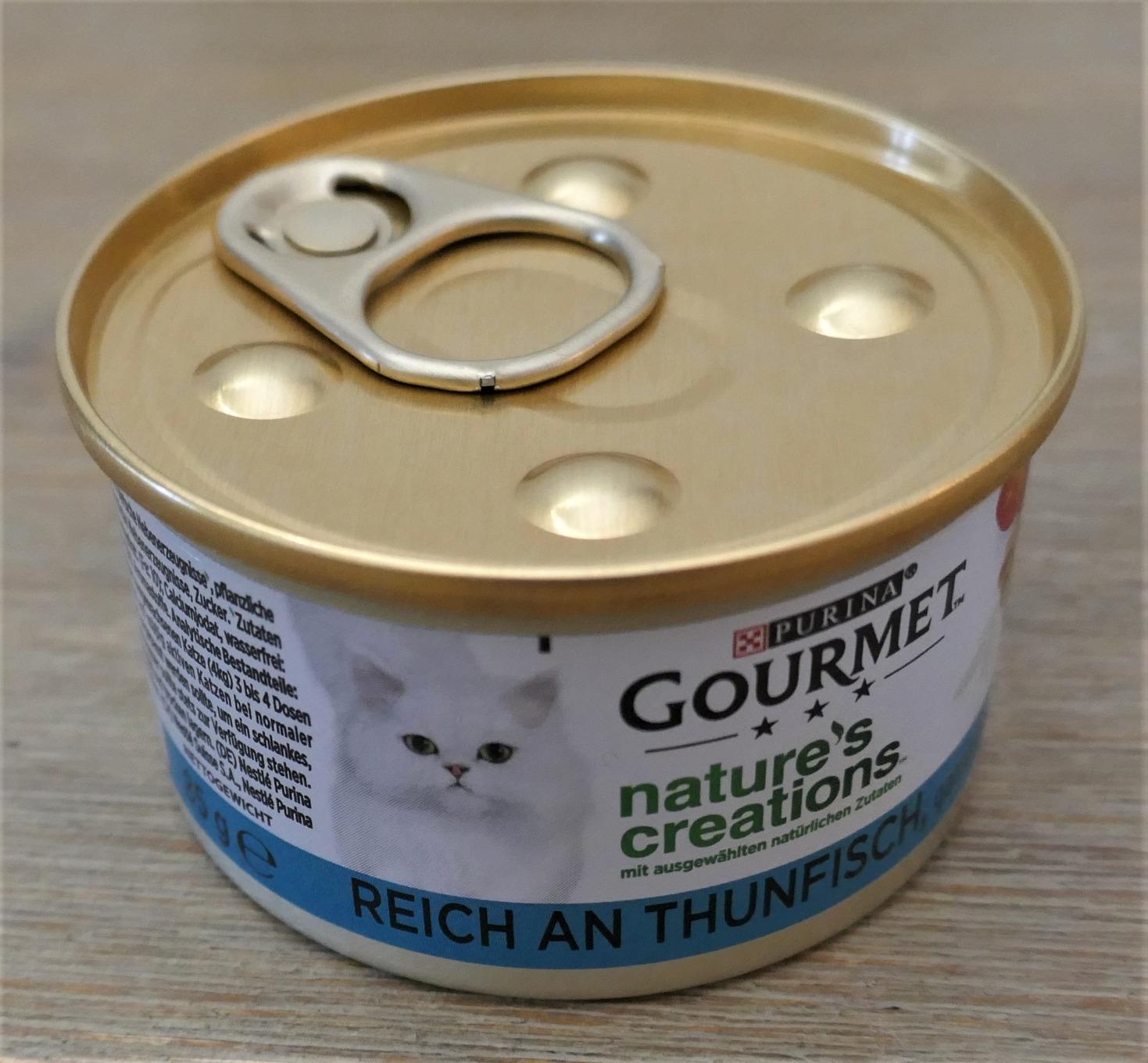 Gourmet Perle Nature's Creation Nassfutter Thunfisch 12x85 g