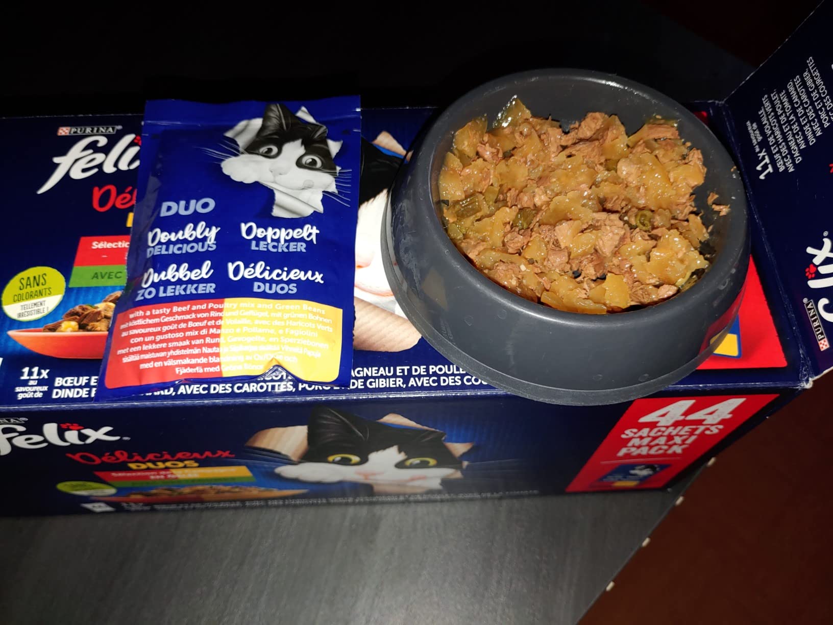 Felix Doppelt Lecker Nassfutter Gelee 44x85 g