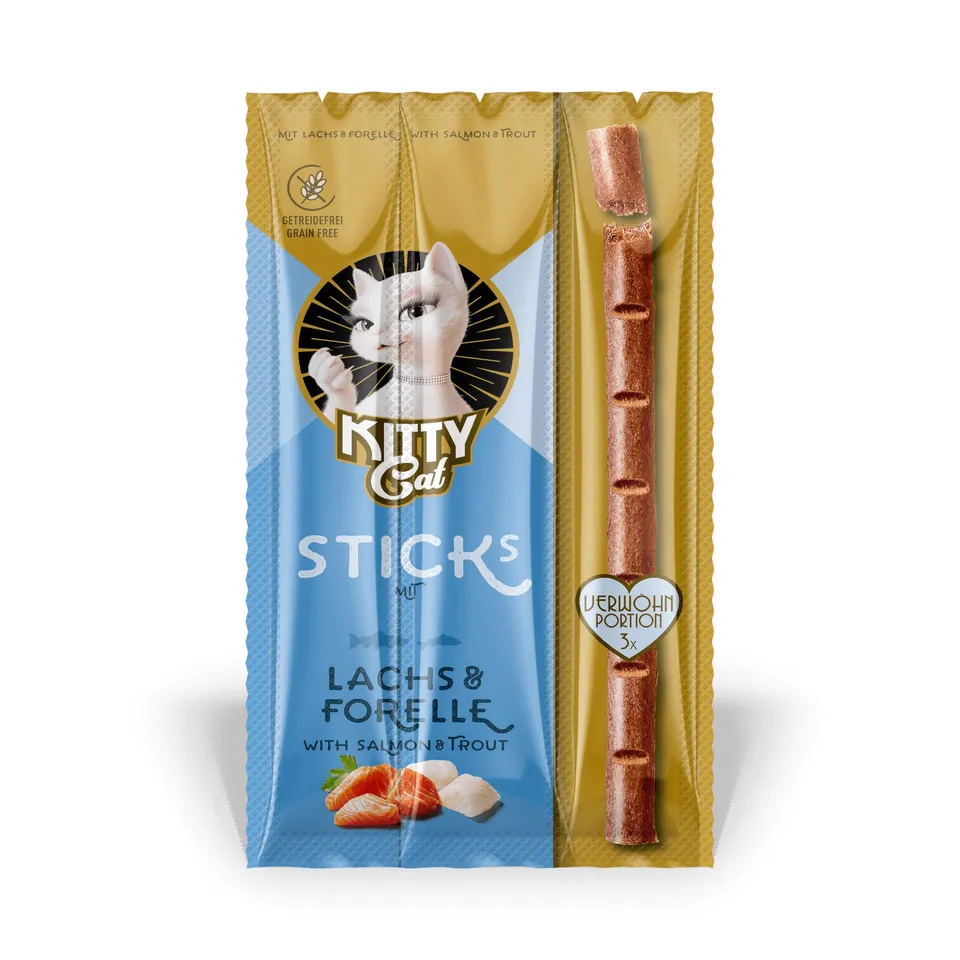 KITTY Cat Sticks Snack Lachs Forelle 15 g