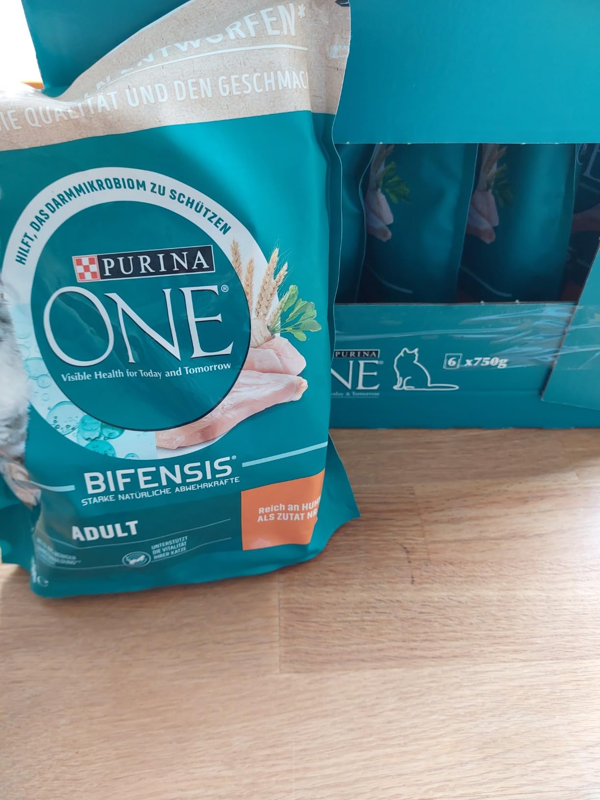 PURINA ONE BIFENSIS Adult Trockenfutter Huhn 6x750g