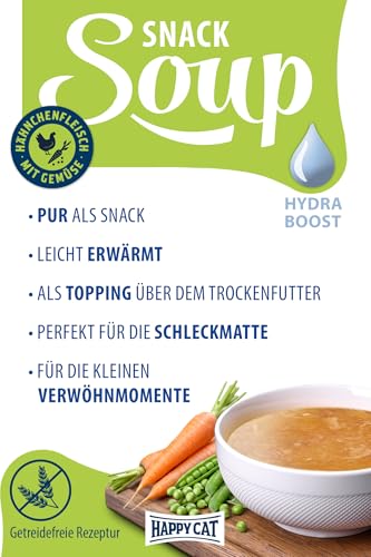 Happy Cat Culinary Katzensuppe Huhn Gemüse 6x190 ml
