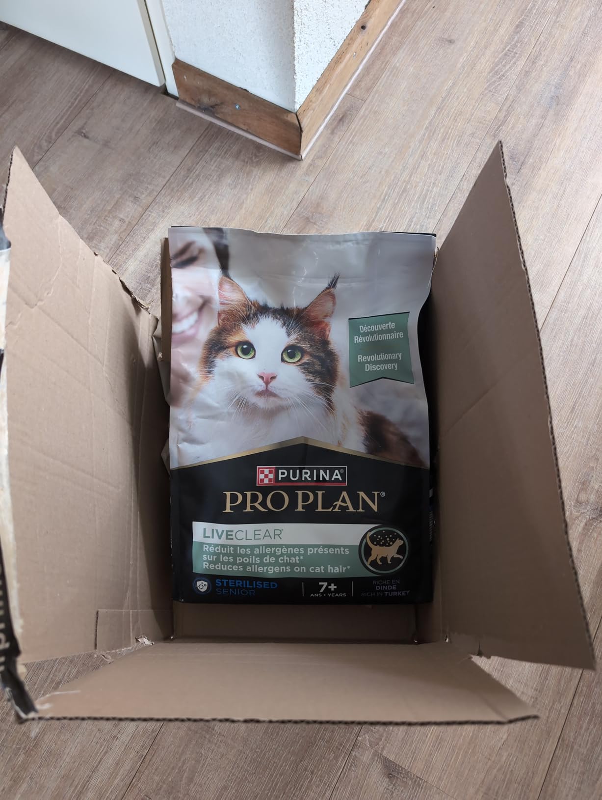 Pro Plan LiveClear Sterilised Senior 7+ Trockenfutter Truthahn 6x1,4kg