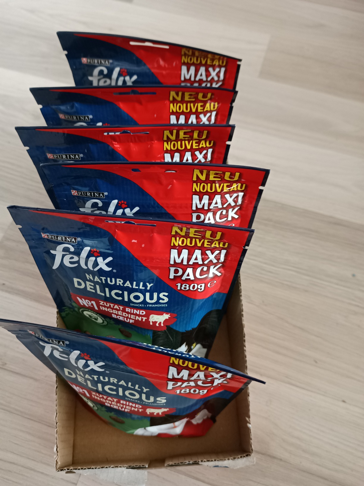 Felix KnabberMix Leckerli Rind 6x180g