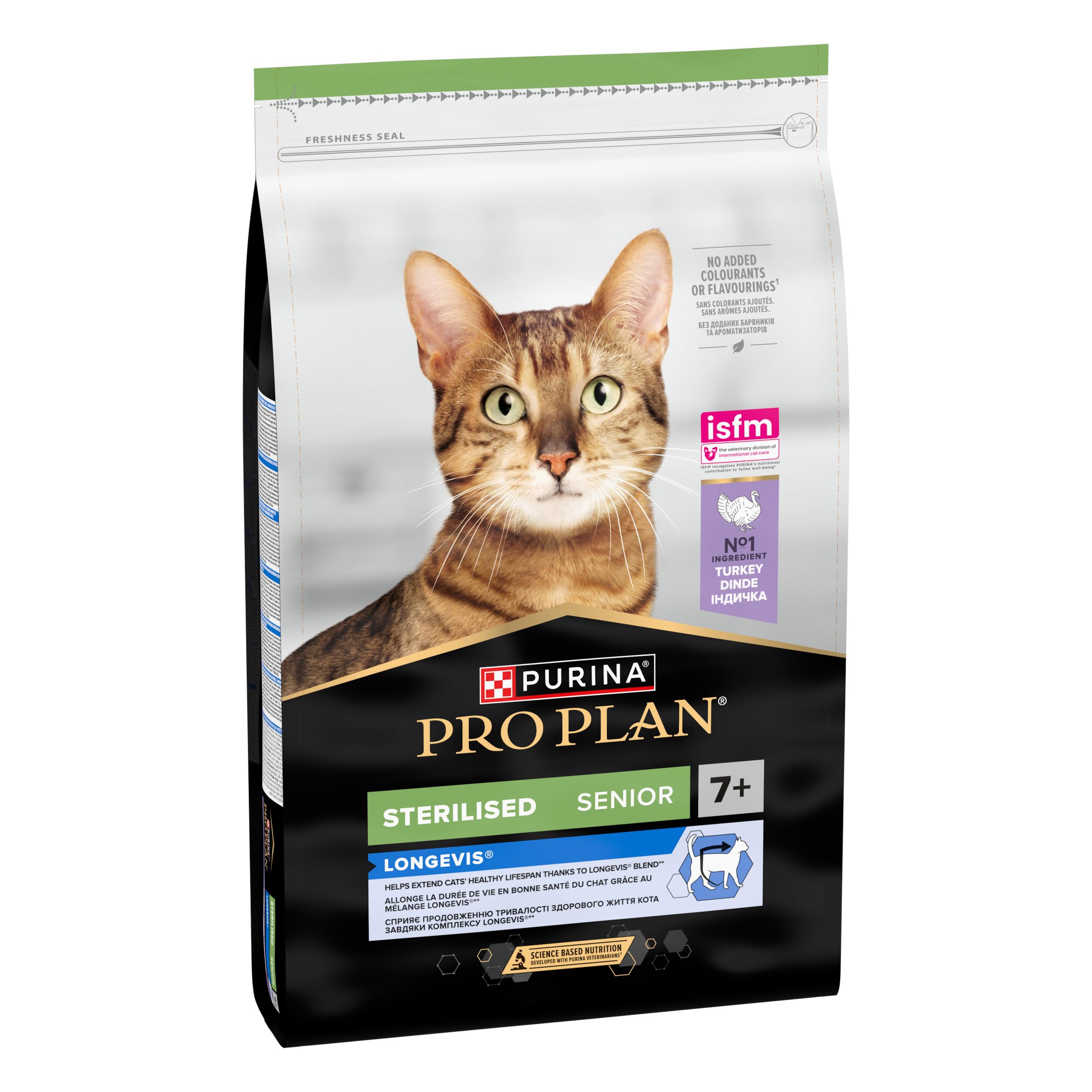 PRO PLAN Sterilised Senior 7+ Trockenfutter Truthahn 10kg