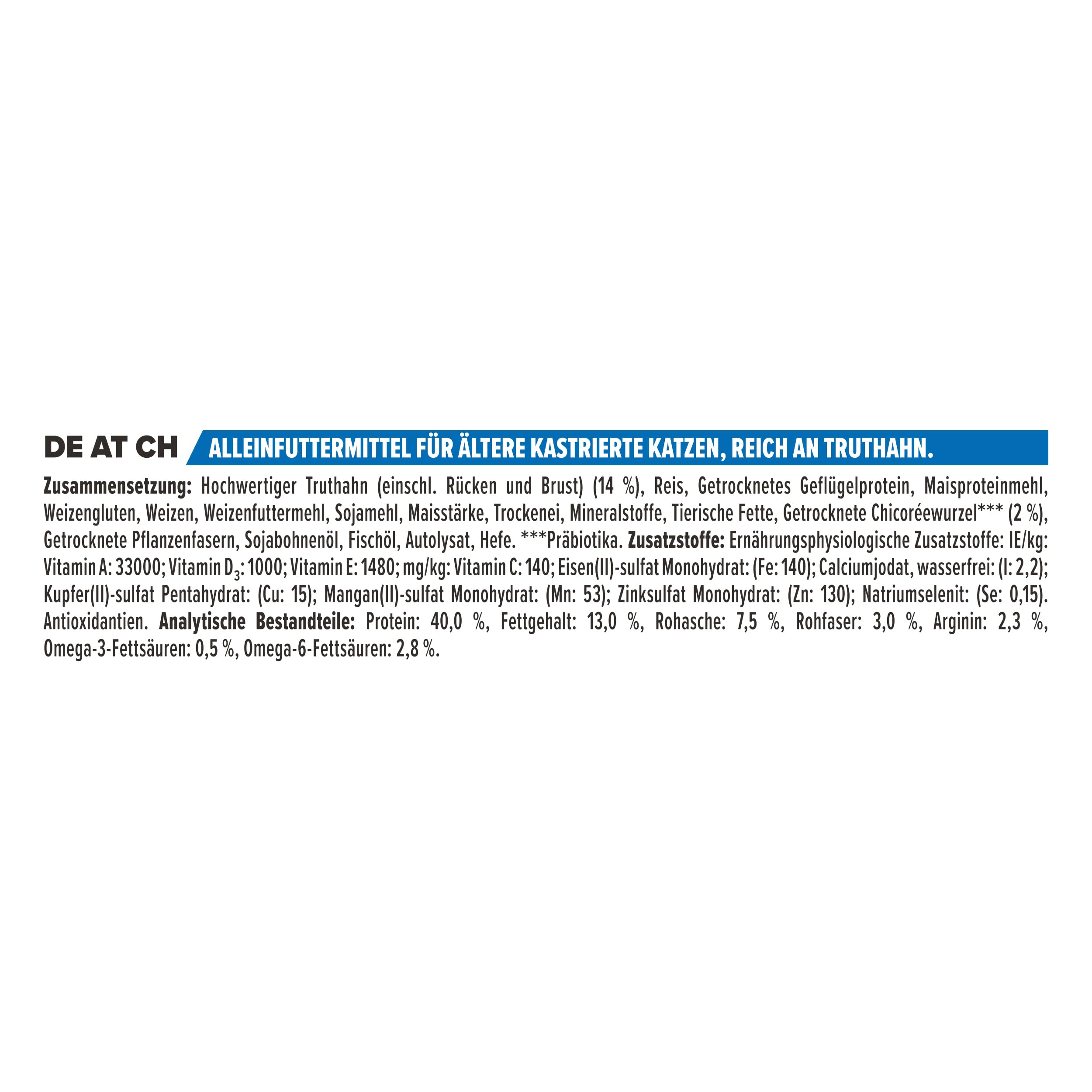 Pro Plan Sterilised 7+ Senior Truthahn Trockenfutter 4x3kg