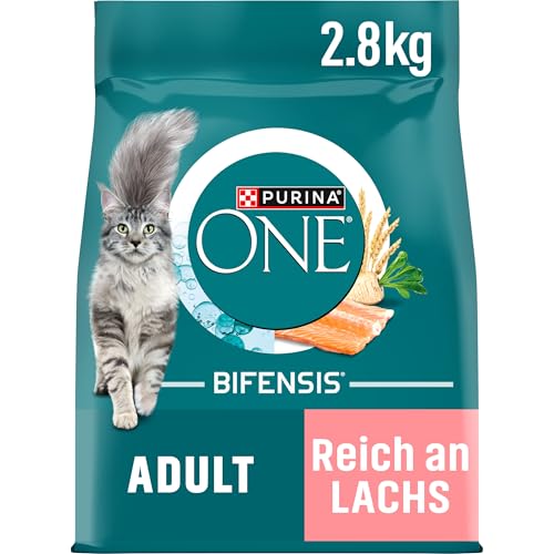 PURINA ONE BIFENSIS Adult Lachs Trockenfutter 4x2,8 kg