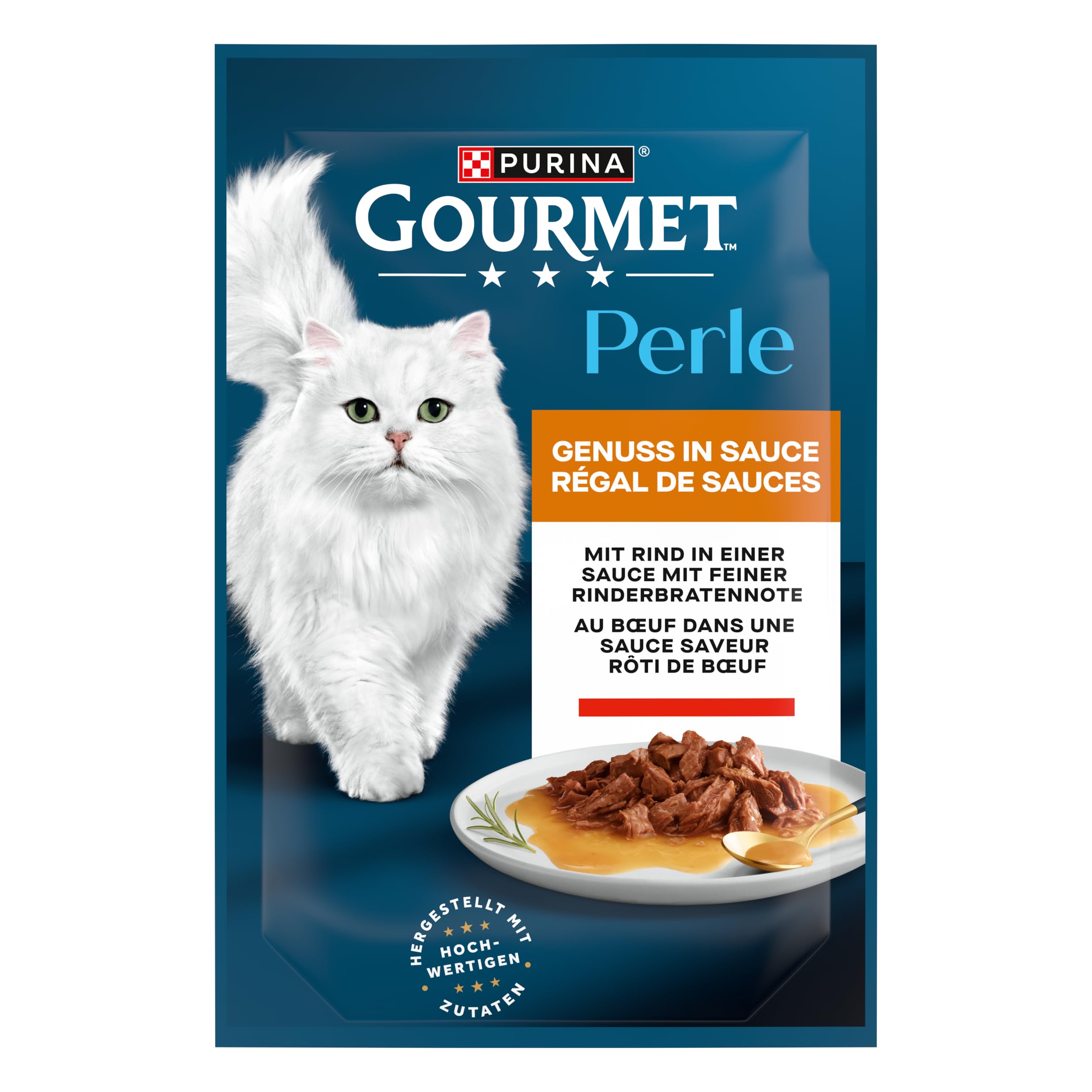 Gourmet Perle Genuss in Sauce Nassfutter Huhn 26x85 g