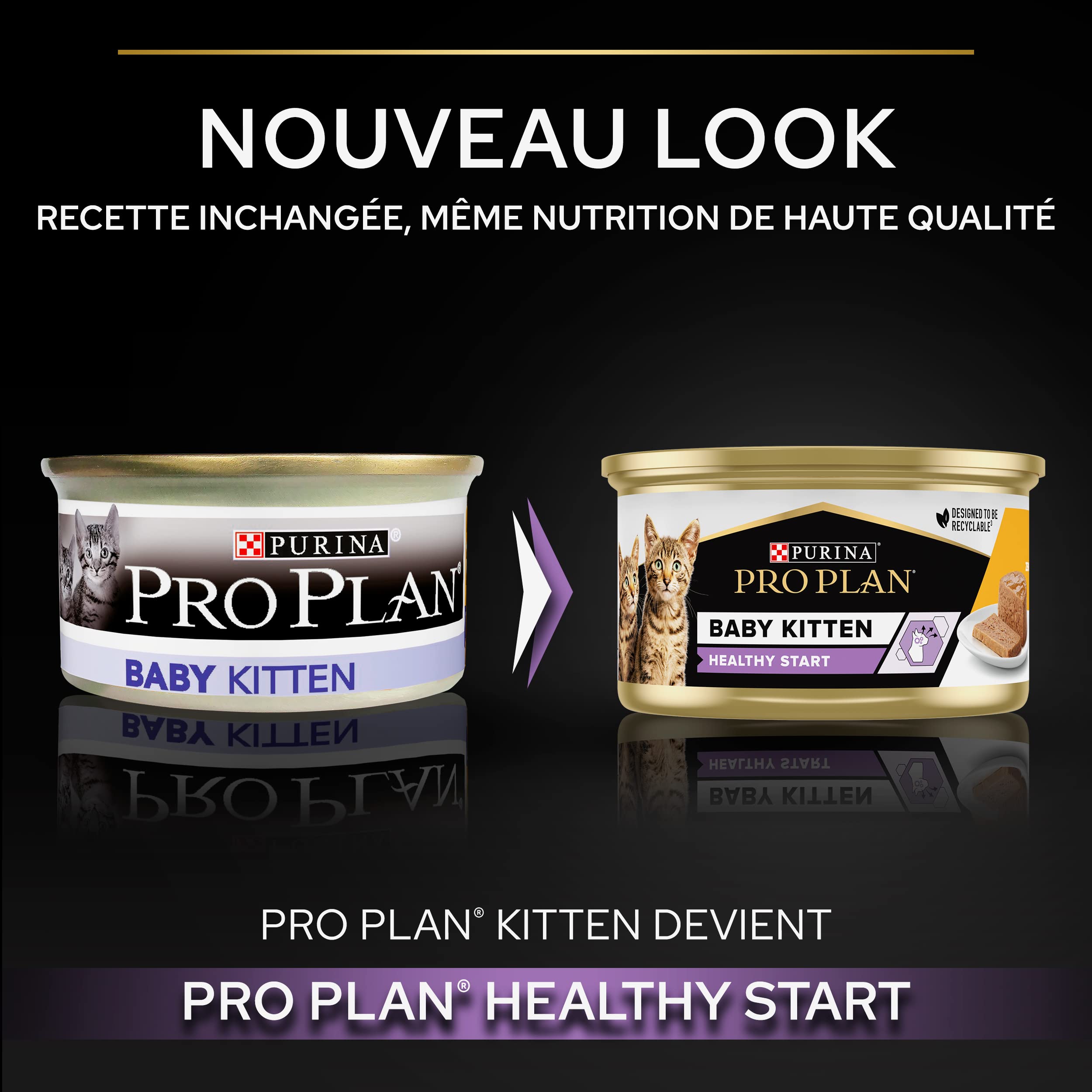 Pro Plan Baby Kitten Nassfutter Huhn 24x85 g