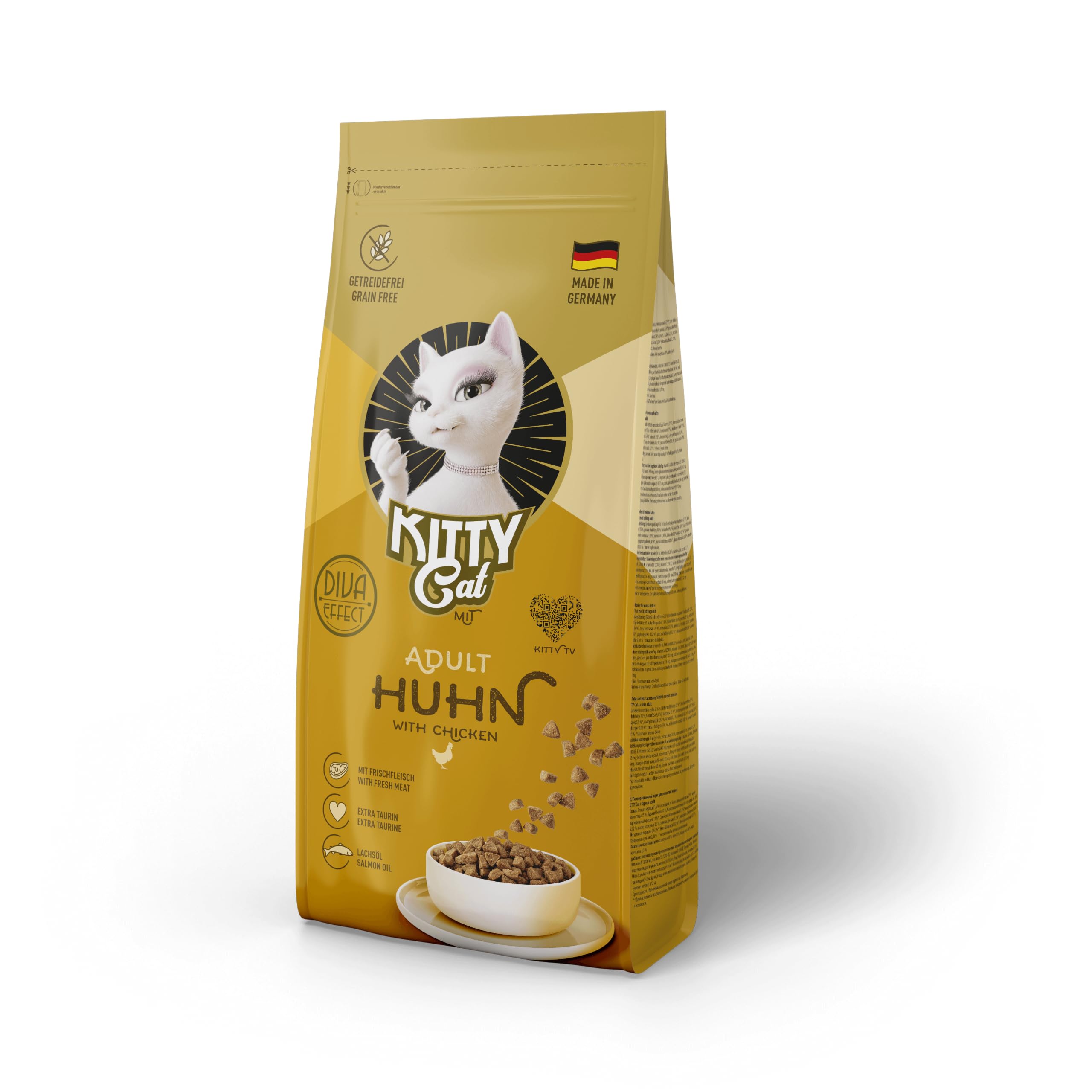 KITTY Cat Ente Sensible Trockenfutter 3kg getreidefrei