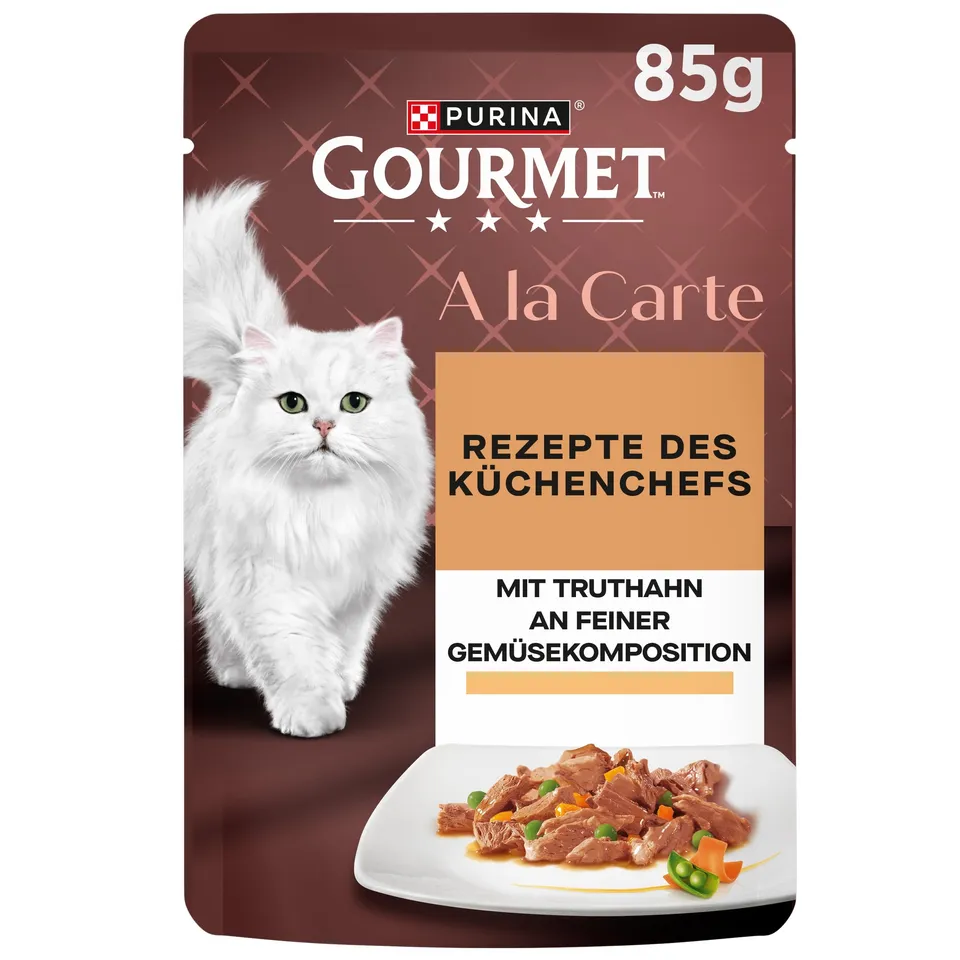 Gourmet Perle Genuss in Sauce Nassfutter Truthahn 26x85g