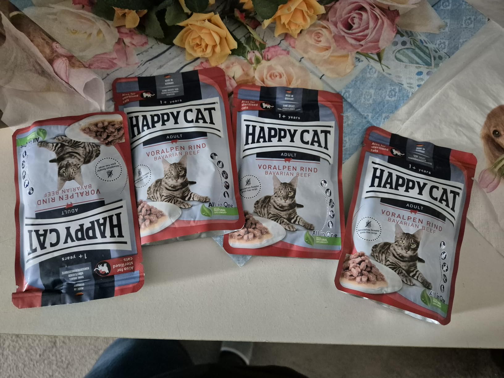 Happy Cat Meat in Sauce Nassfutter Rind Sauce 85 g getreidefrei