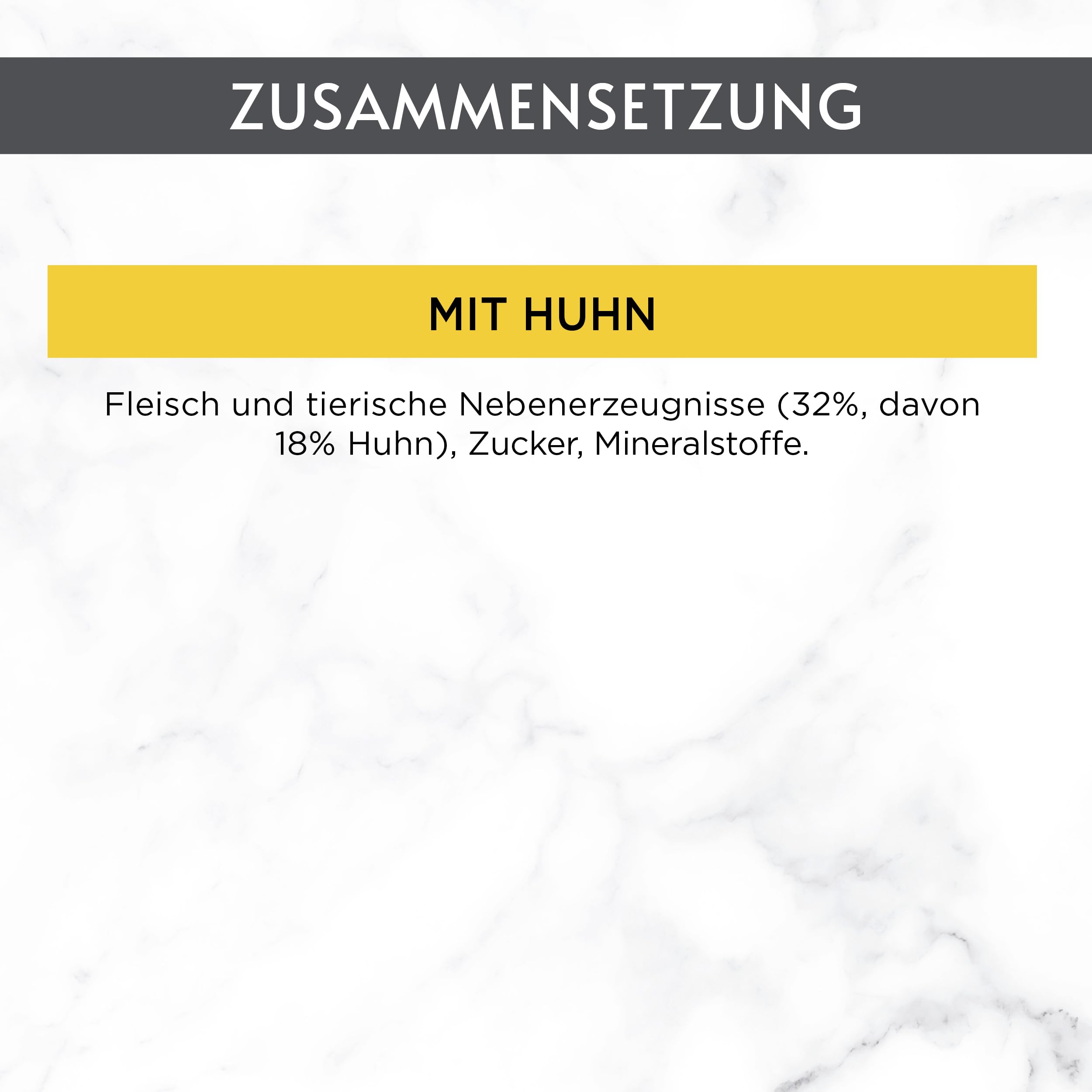 Gourmet Perle Genuss in Gelée Nassfutter Huhn 6x57g