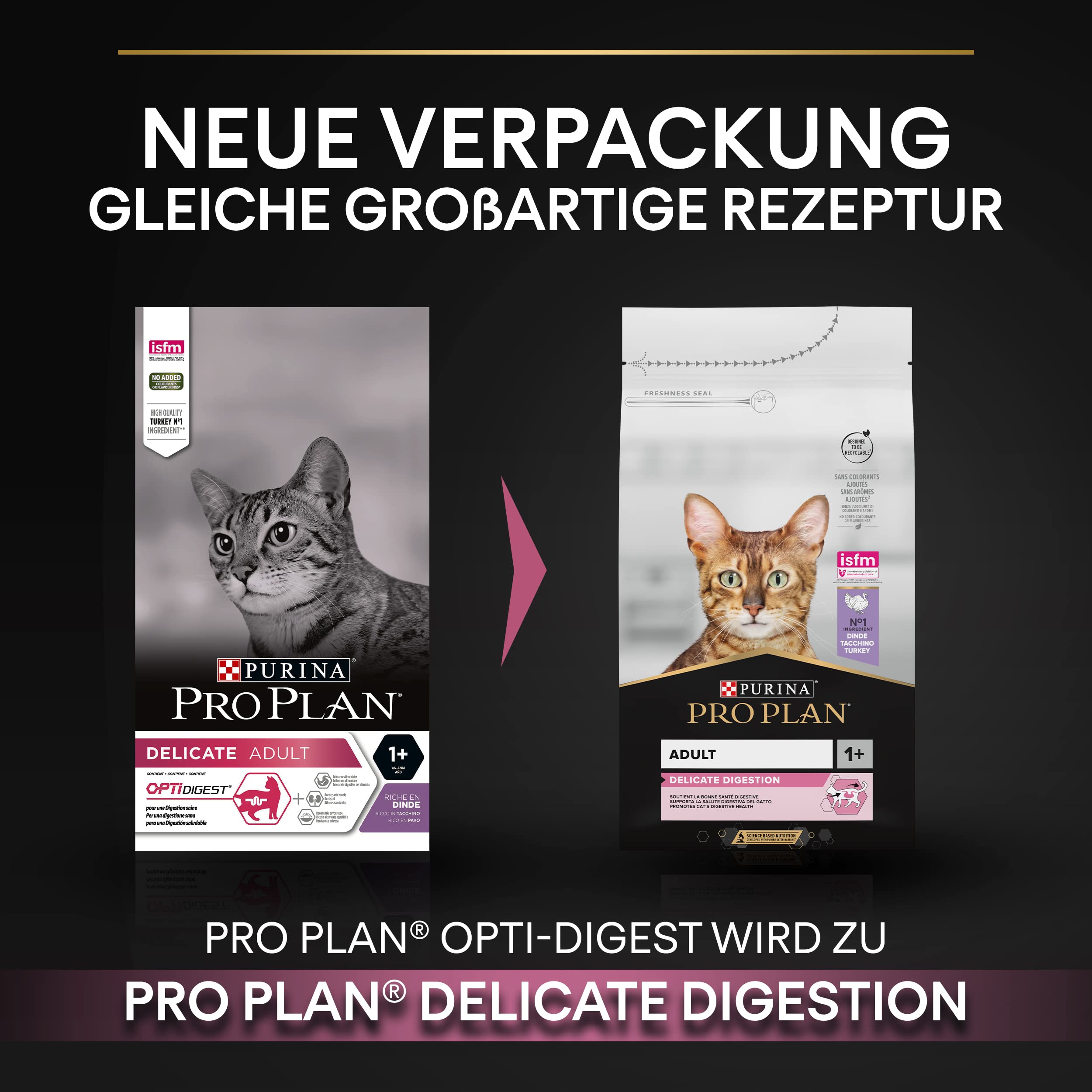 PRO PLAN Delicate Adult Truthahn Trockenfutter 1,5 kg sensibel