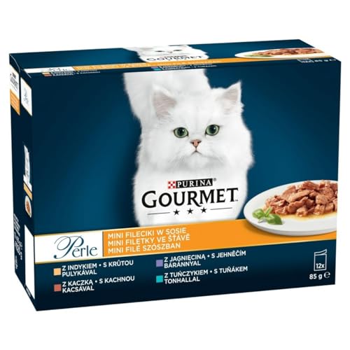 Gourmet Perle Duetto Thunfisch Mix Nassfutter 12x85 g