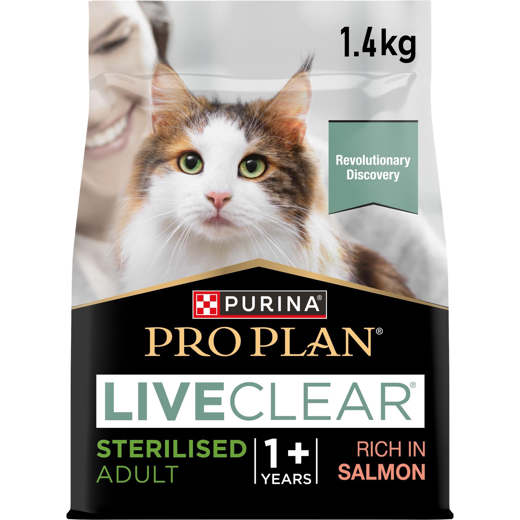 Pro Plan Liveclear Sterilised Adult Lachs Trockenfutter 1,4kg