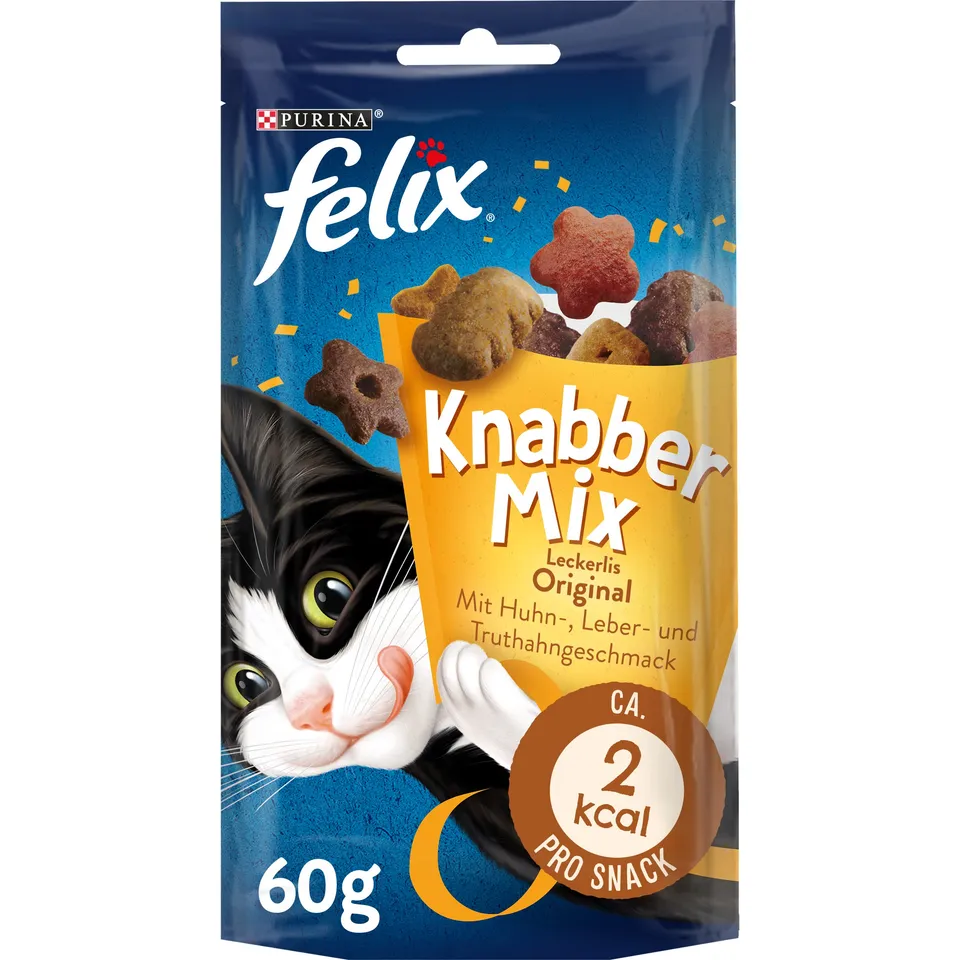 Felix KnabberMix Original Katzensnacks Huhn 60g Mix