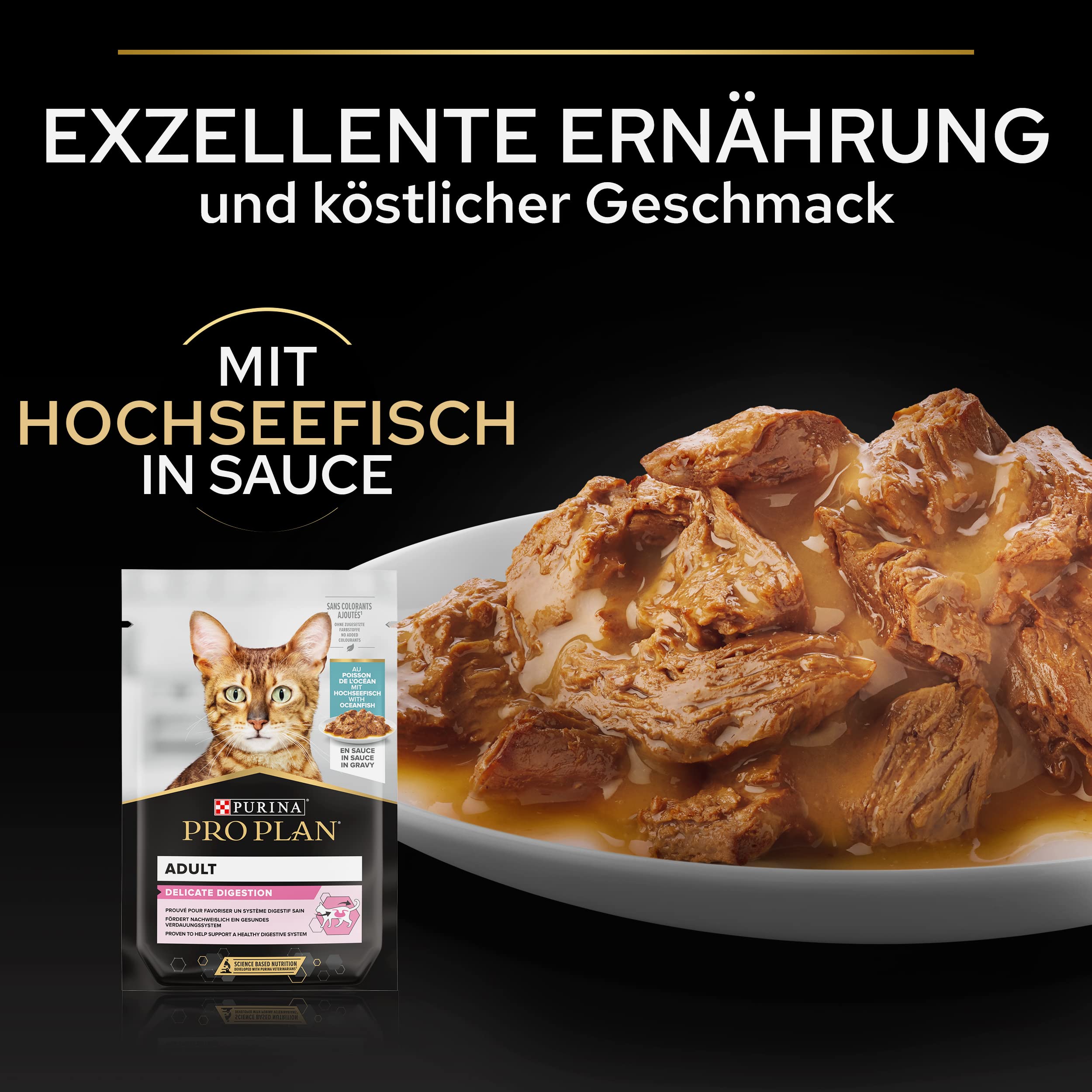 Pro Plan Adult Delicate Digestion Nassfutter Hochseefisch 40x85 g