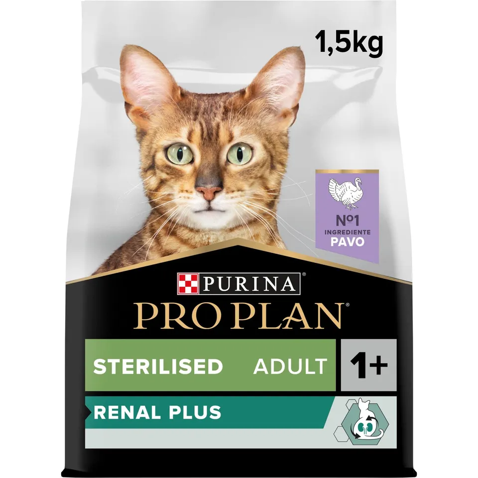 Purina Pro Plan Sterilised Adult Trockenfutter Truthahn 6x1,5kg Niere