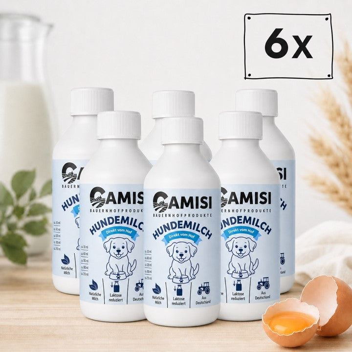 CAMISI Hundemilch Laktosereduziert Hundemilch mit Kolostrum