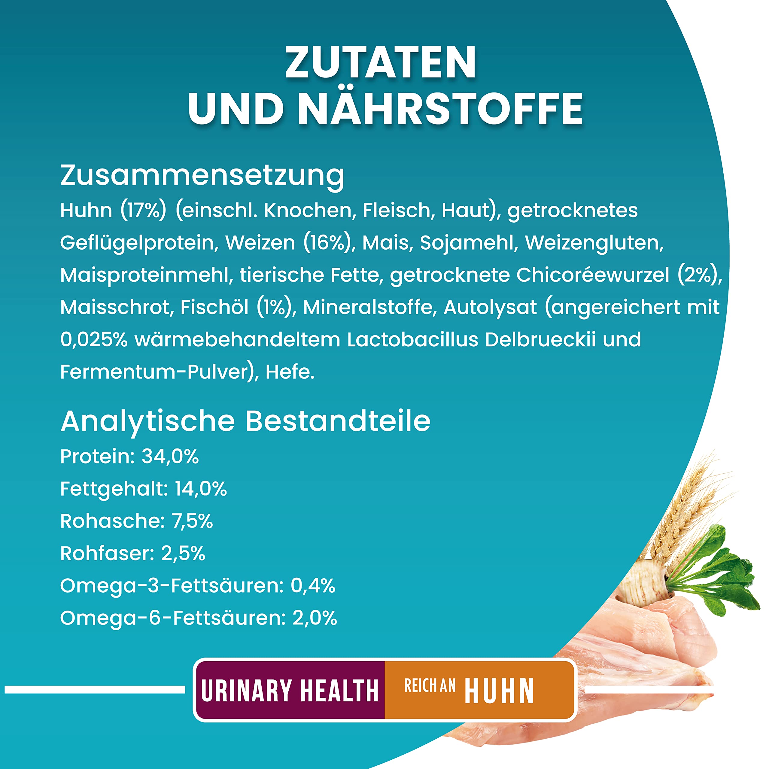 PURINA ONE Bifensis Urinary Care Trockenfutter Huhn 6x1,4 kg