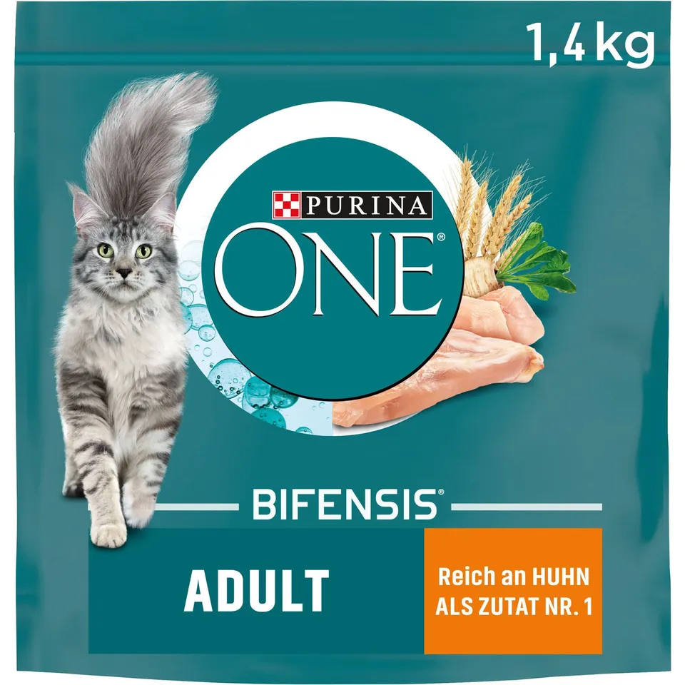 Purina One Bifensis Adult Trockenfutter Huhn 6x1,4 kg