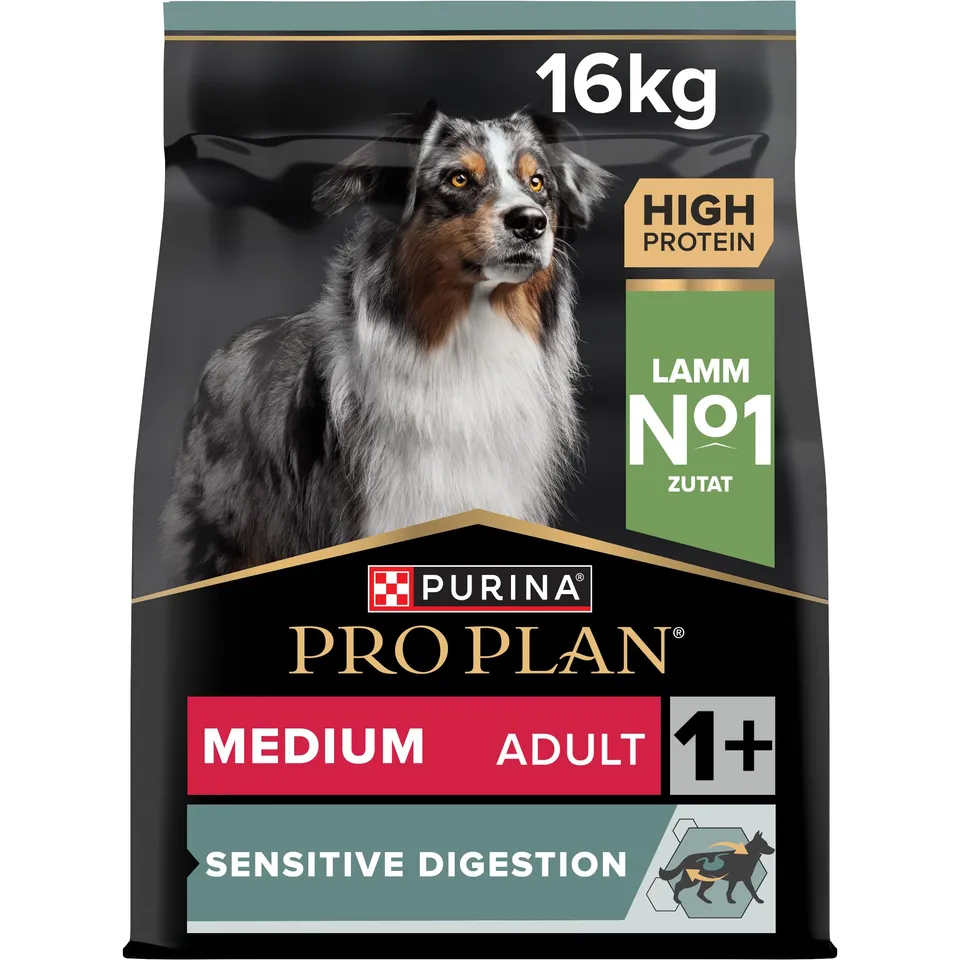 PRO PLAN Medium Large Adult 7+ Lamm Trockenfutter 16kg Senior