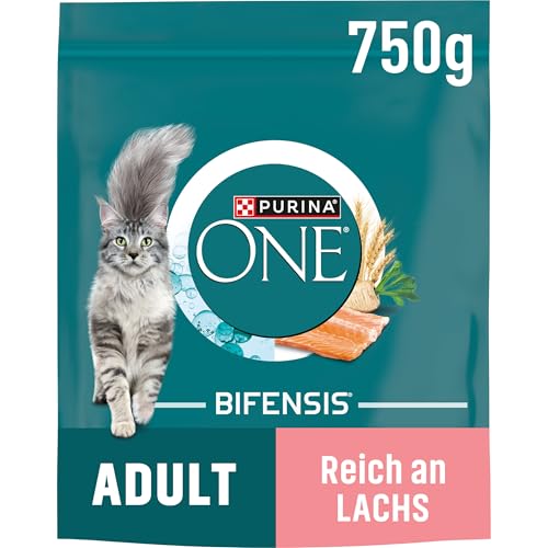 PURINA ONE BIFENSIS Adult Trockenfutter Lachs 6x750g