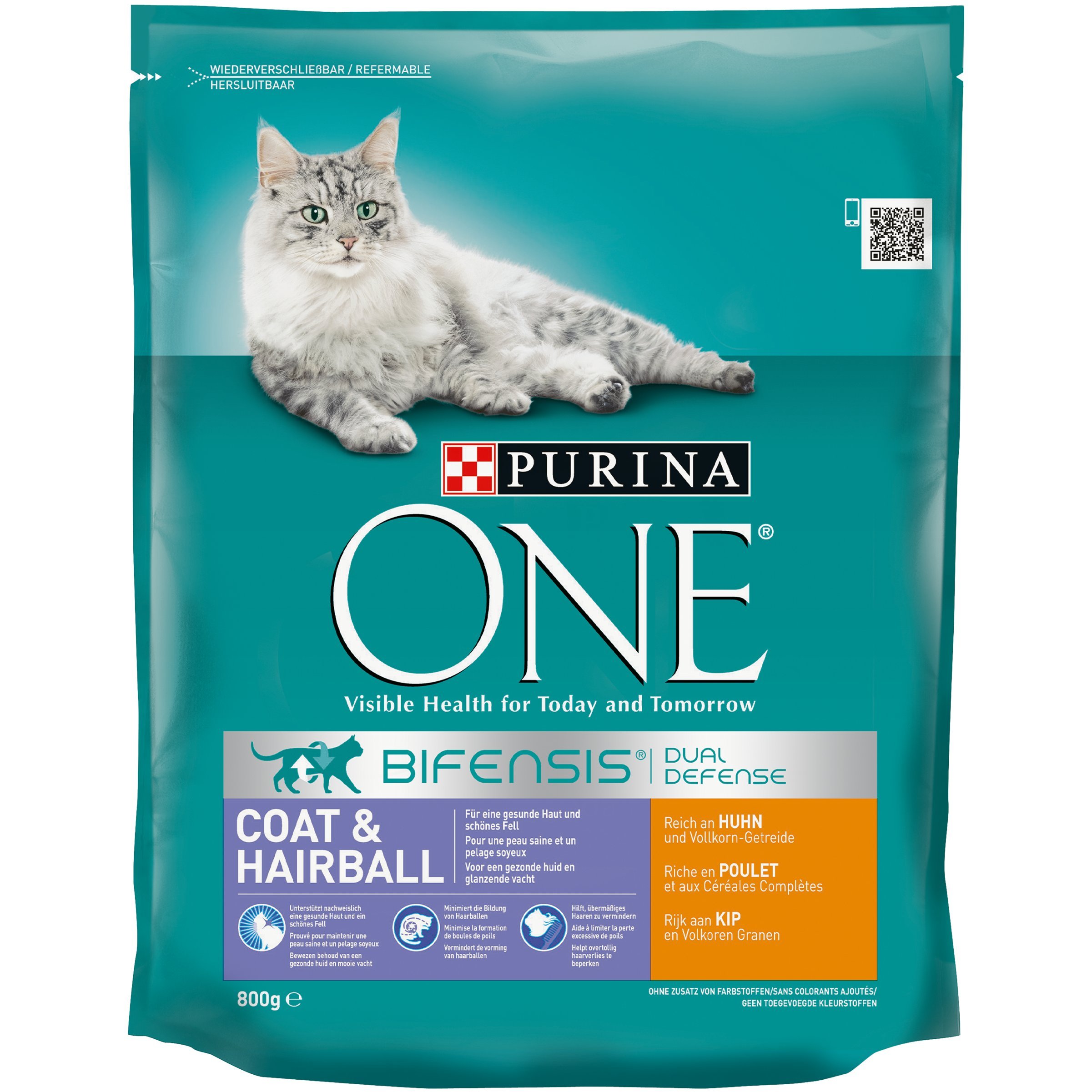 Purina One Bifensis Coat & Hairball Katzenfutter Huhn 8,4 kg