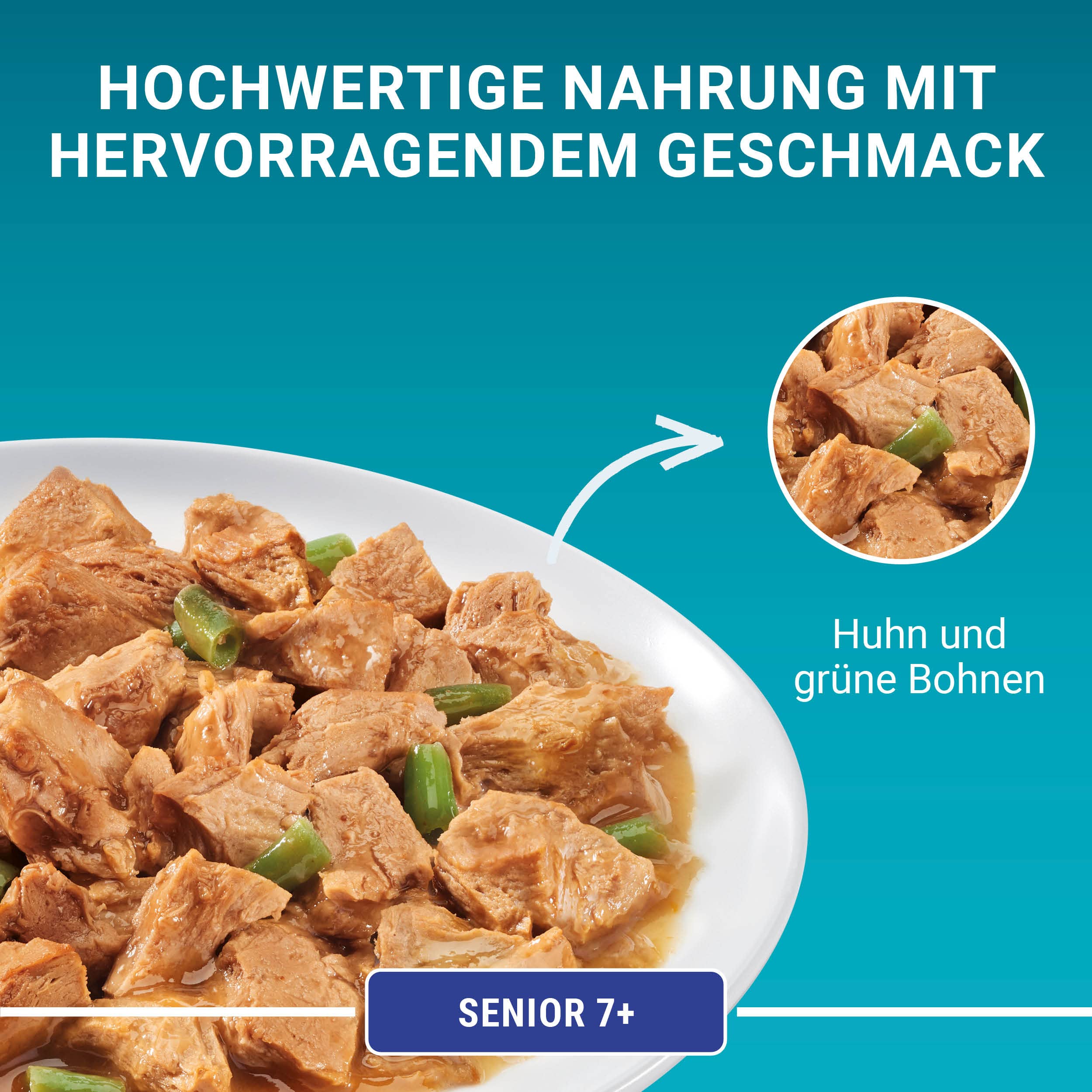 PURINA ONE Bifensis Senior 7+ Huhn Nassfutter 26x85g in Sauce