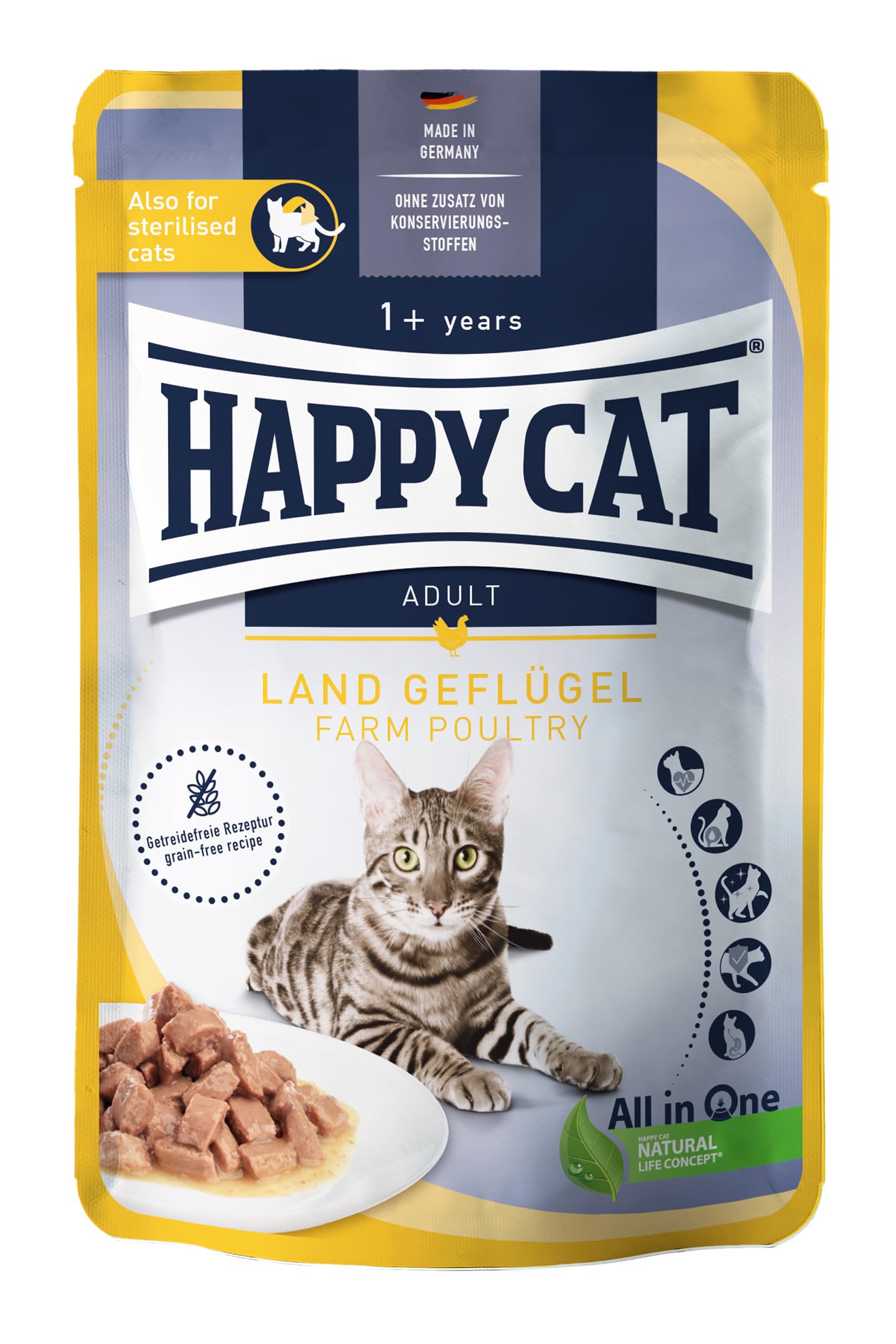 Happy Cat Culinary Meat Sauce Nassfutter Geflügel 85g