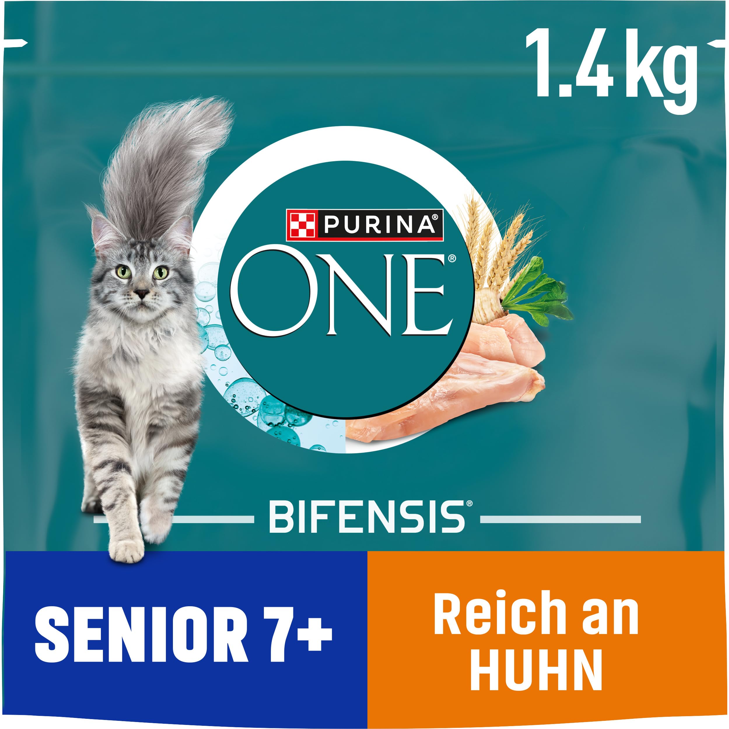 PURINA ONE BIFENSIS Trockenfutter Huhn Senior 7+ 8,4kg