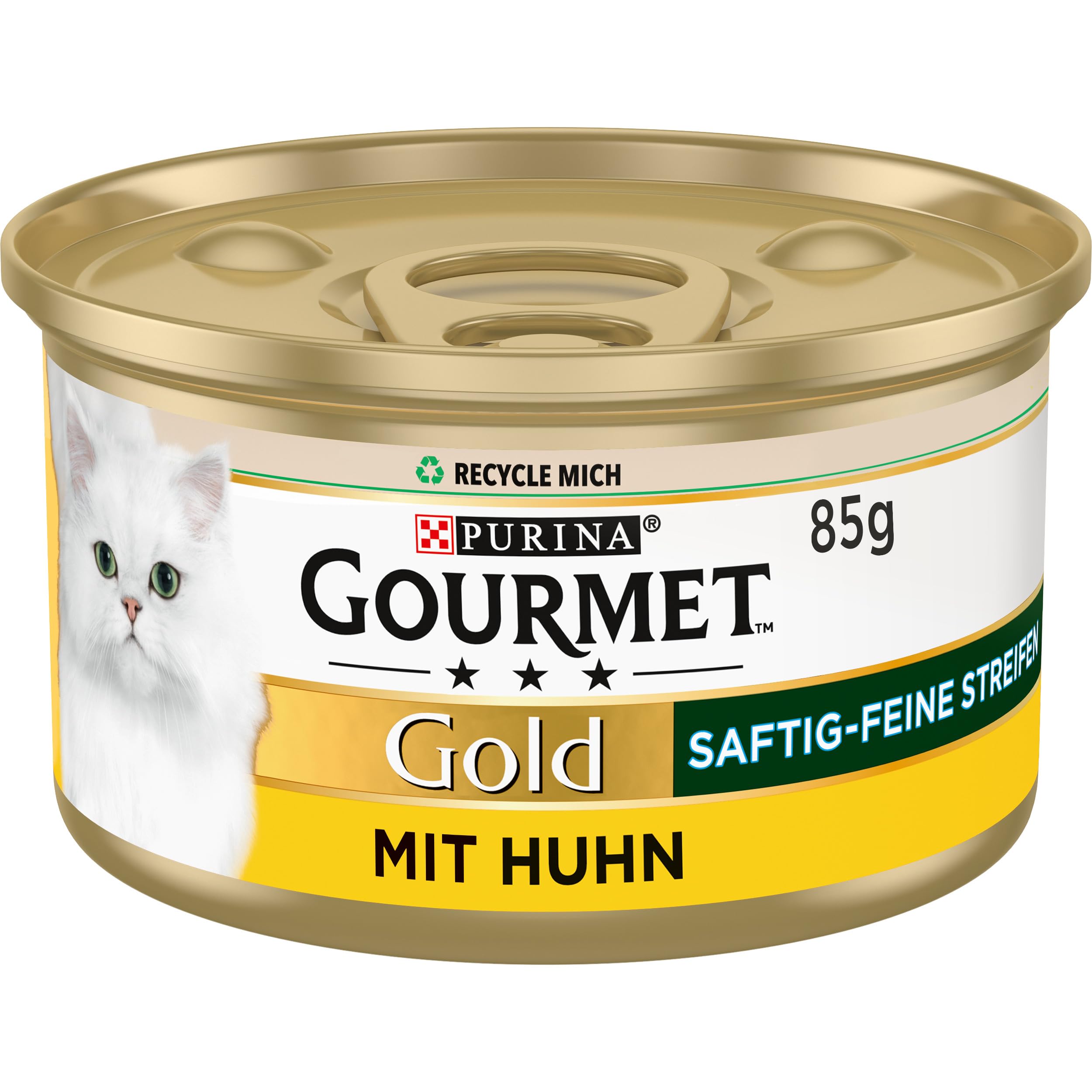 GOURMET Perle Erlesene Streifen Huhn Nassfutter 12x85g Sauce