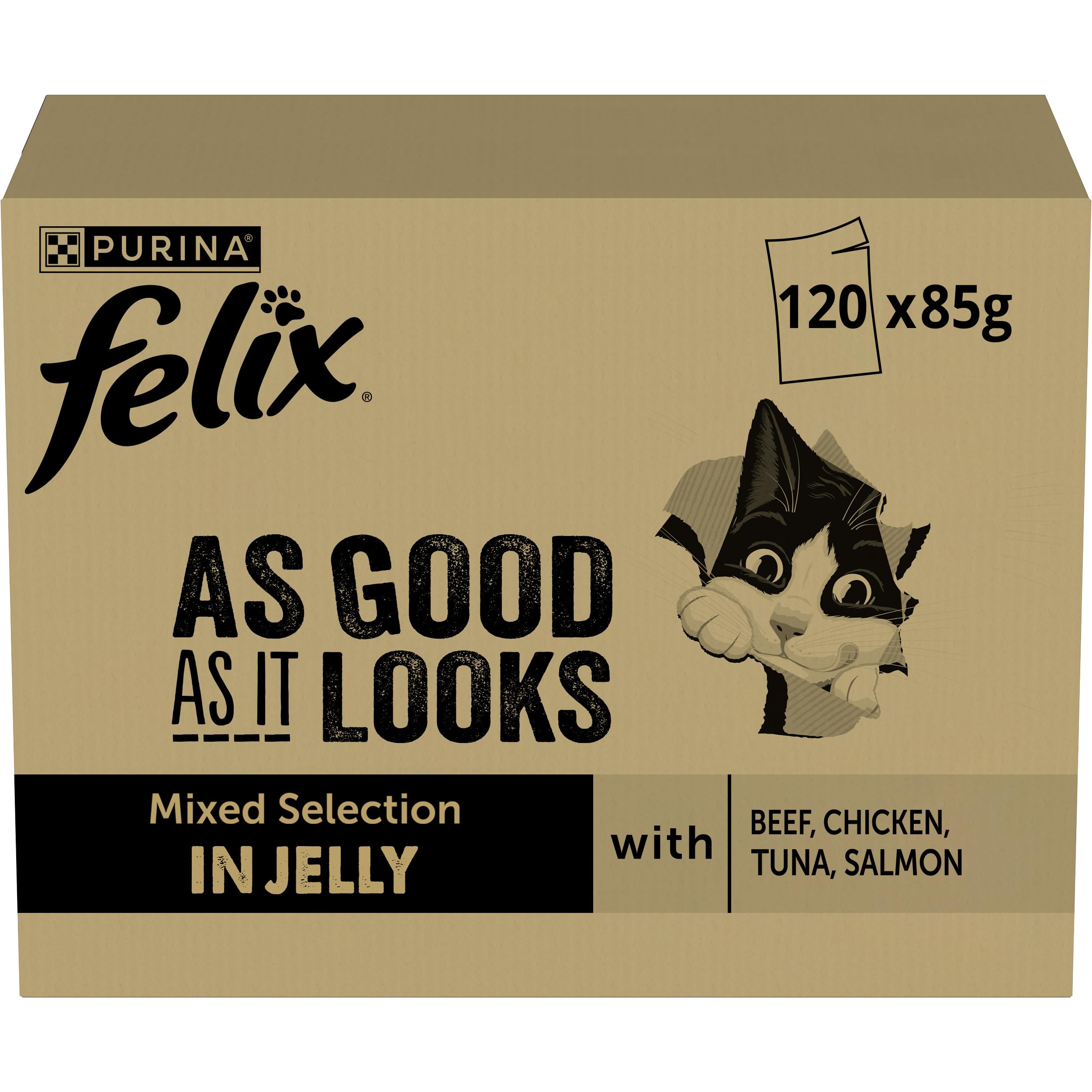 FELIX So gut wie es aussieht Nassfutter Gelee 120er