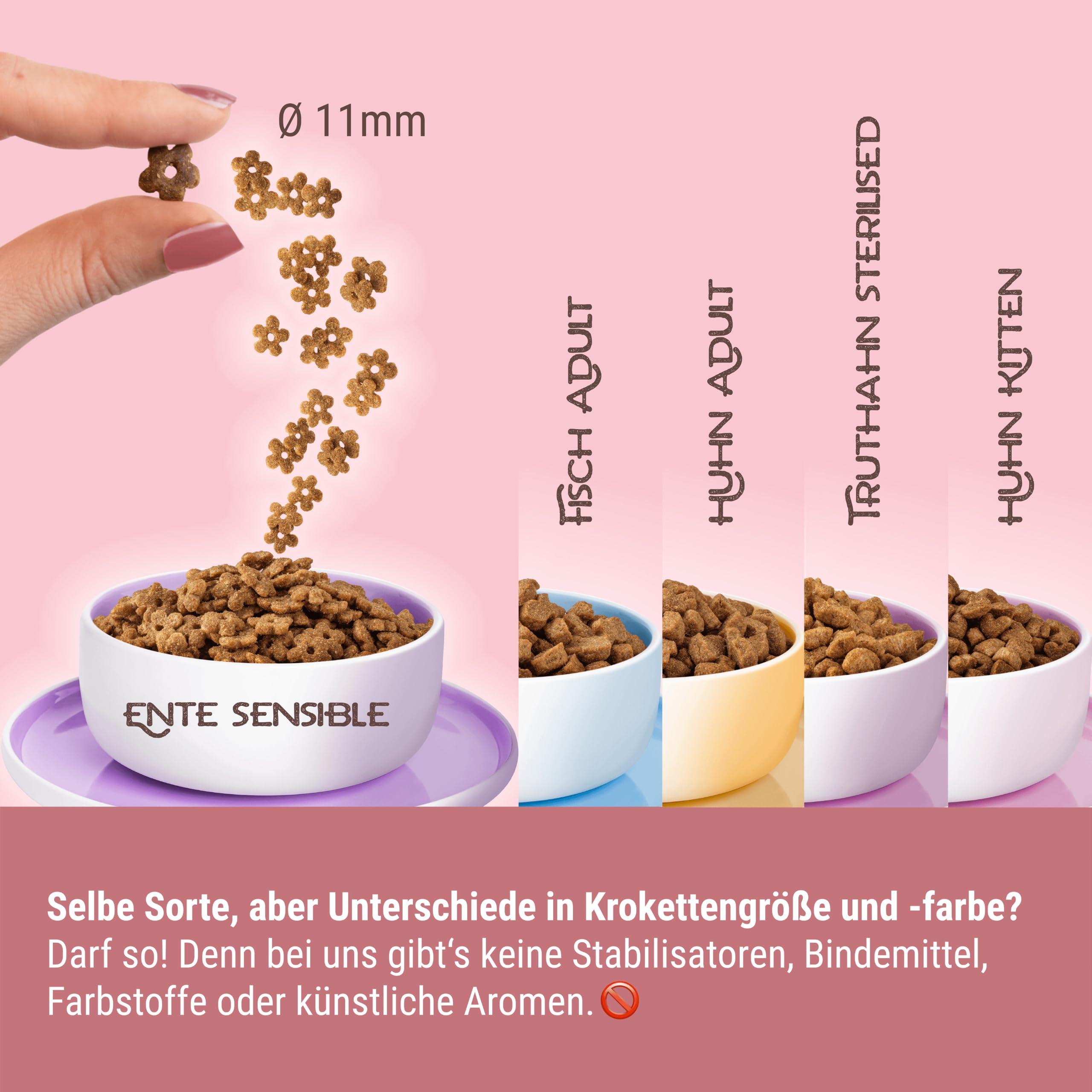 KITTY Cat Ente Sensible Trockenfutter 3kg getreidefrei