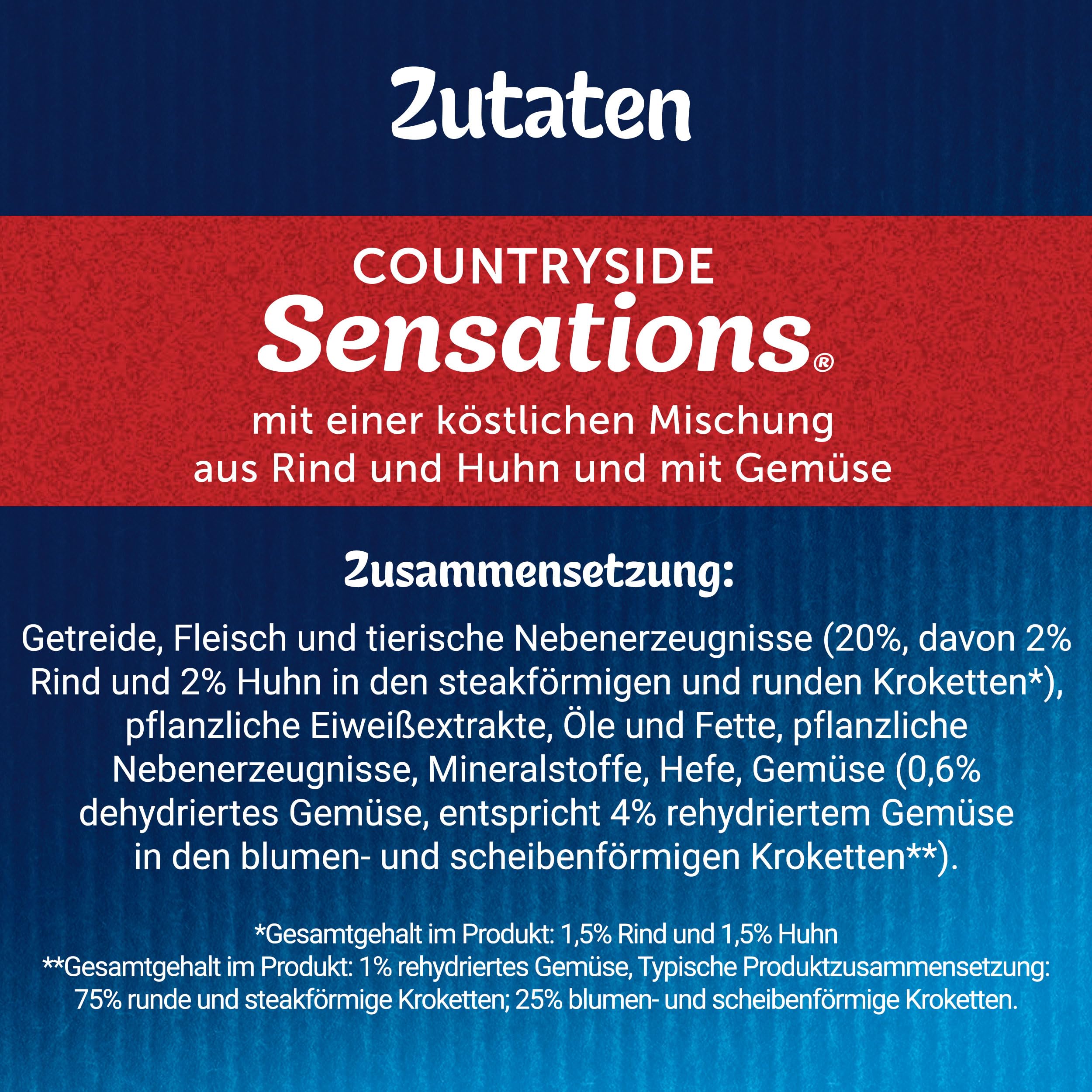 Felix Meaty Sensations Trockenfutter Rind Huhn 1 kg