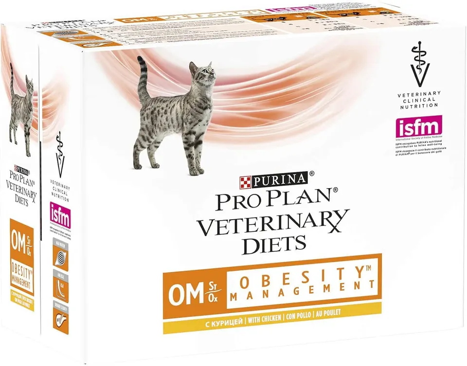 Pro Plan Veterinary OM Obesity Nassfutter Huhn 10x85g