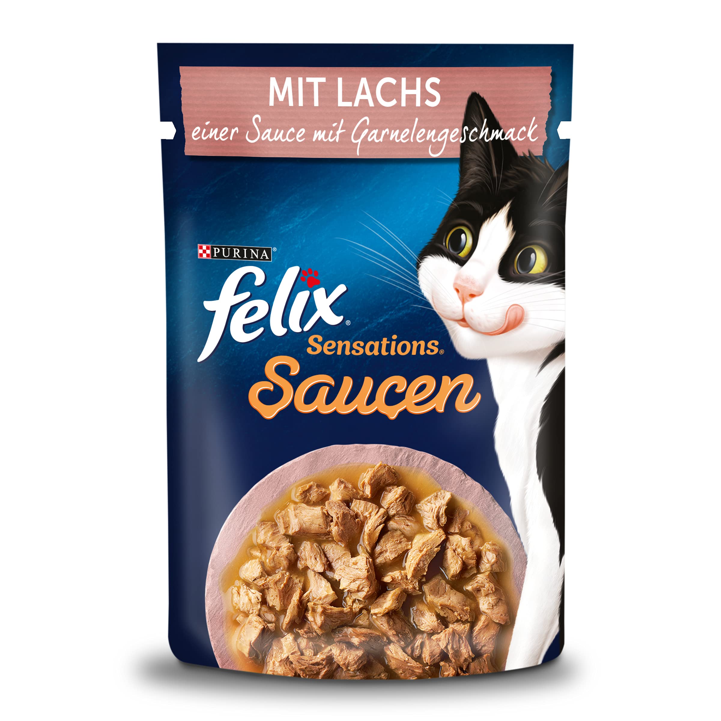 FELIX Sensations Nassfutter Lachs Sauce 26x85g