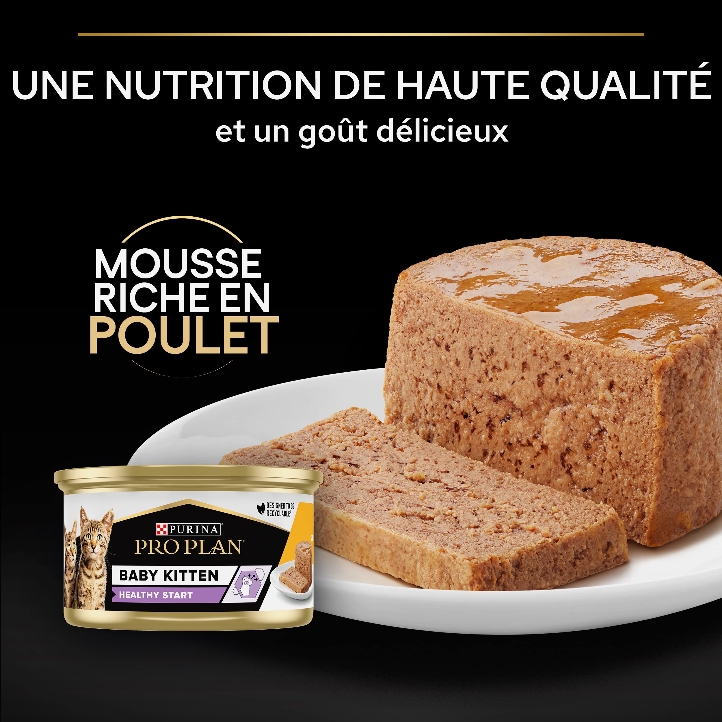 Pro Plan Baby Kitten Nassfutter Huhn 24x85 g
