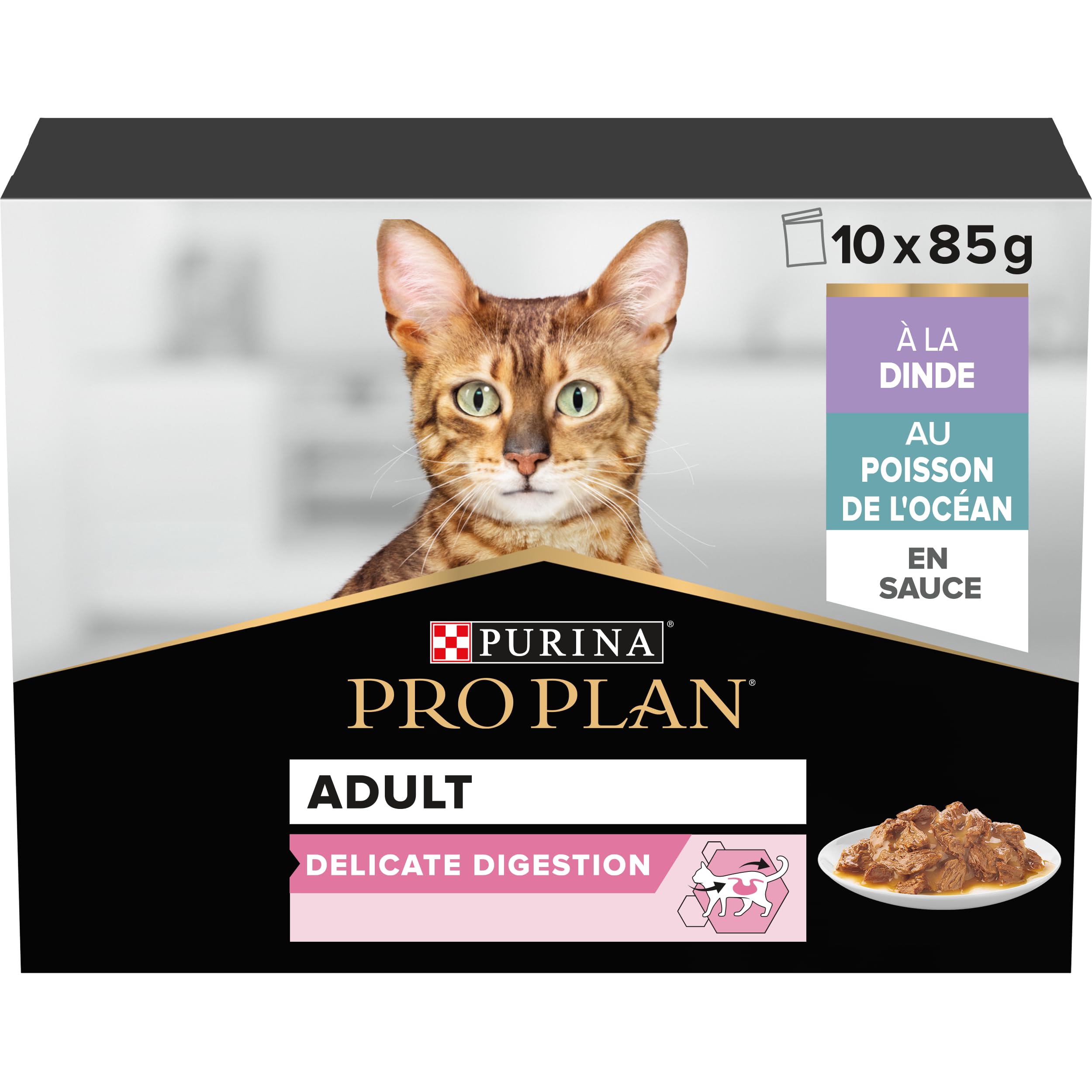 Pro Plan Delicate Nassfutter Truthahn Fisch 40x85g