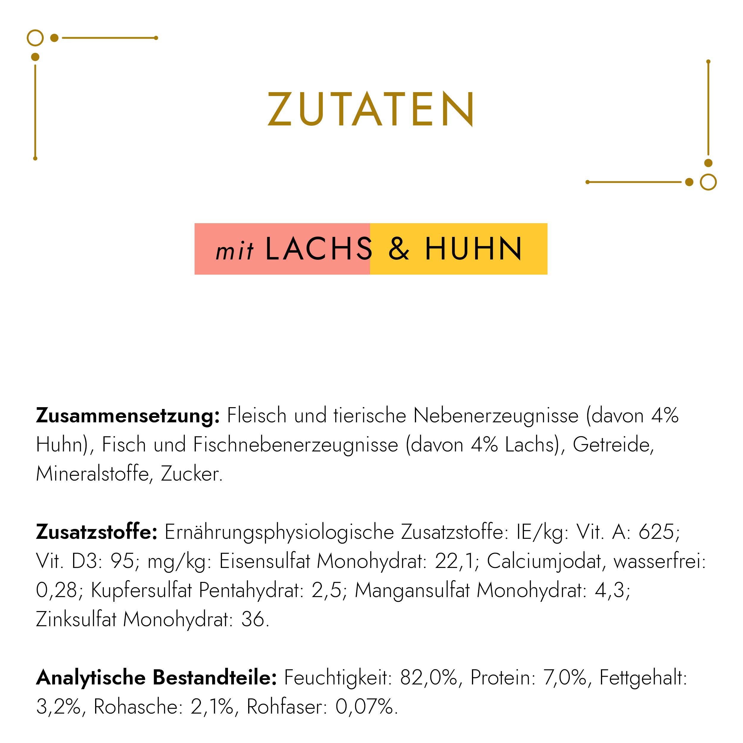 GOURMET Perle Häppchen Sauce Nassfutter Lachs Huhn 12x85g