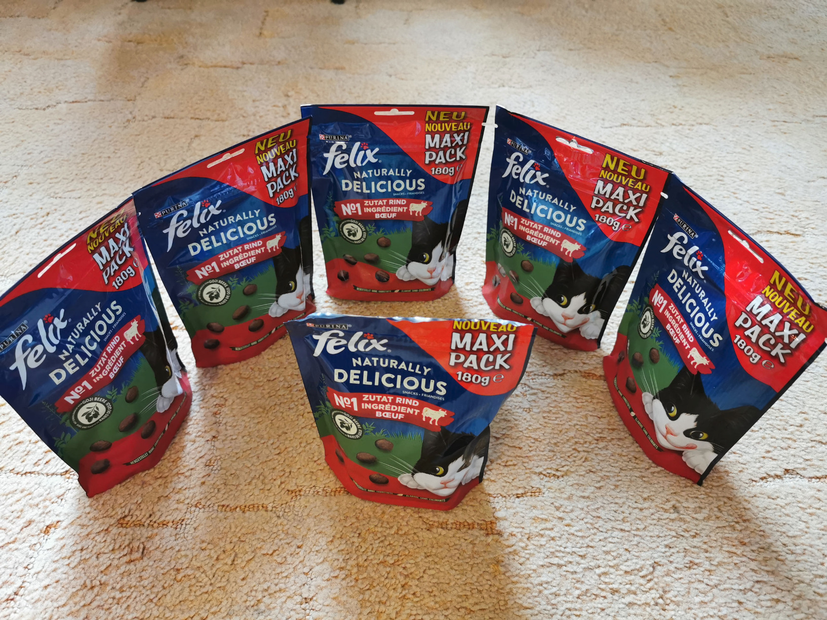 Felix KnabberMix Leckerli Rind 6x180g