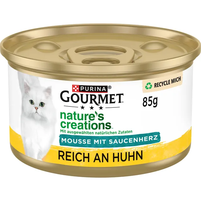 Gourmet Nature's Creations Huhn Nassfutter 12x85g Mousse